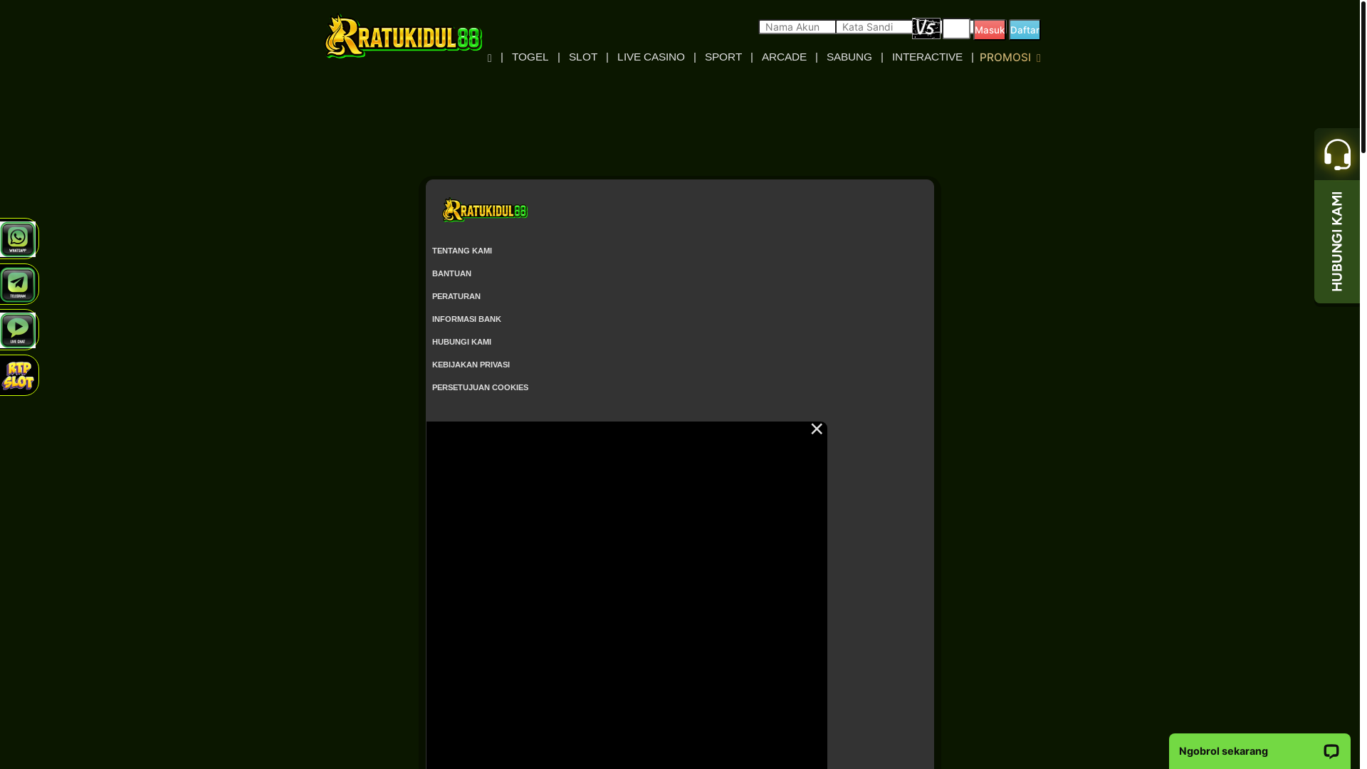 website screenshot of https://kayaratukidul88.vip/