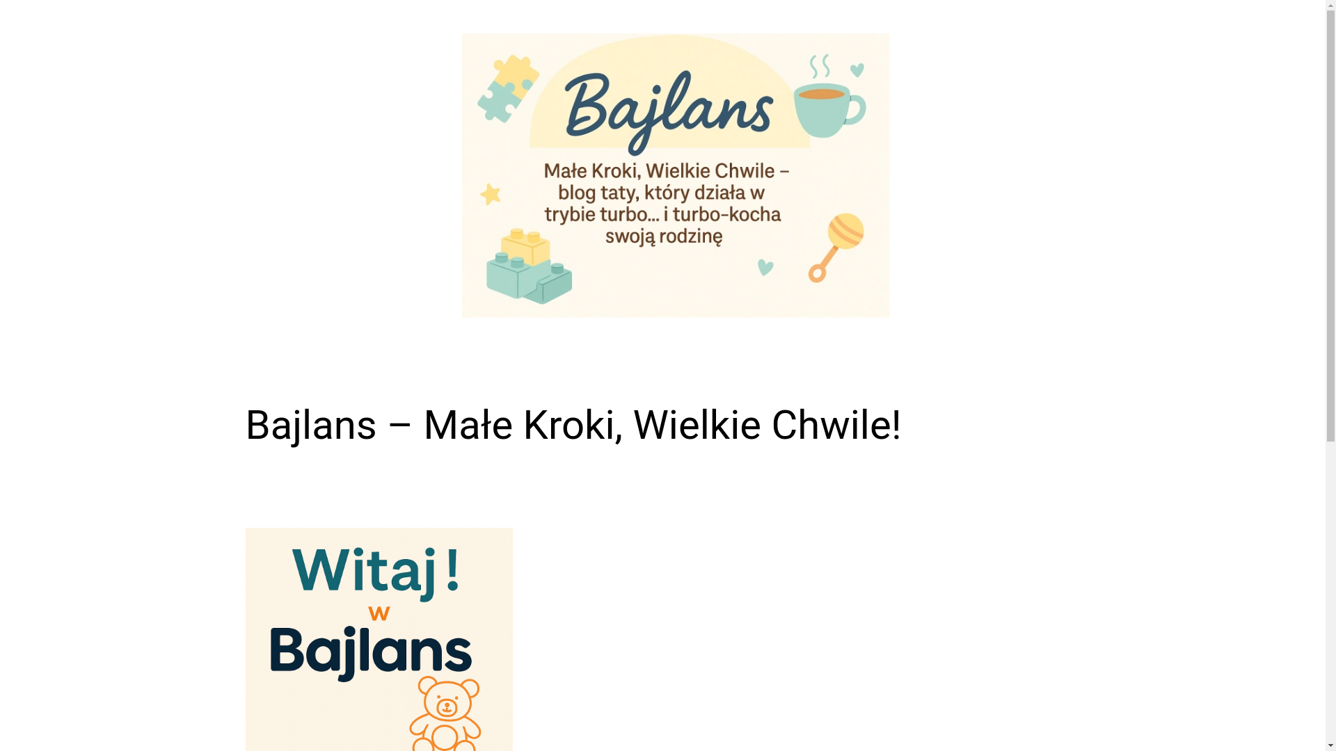 website screenshot of https://bajlans.blog/