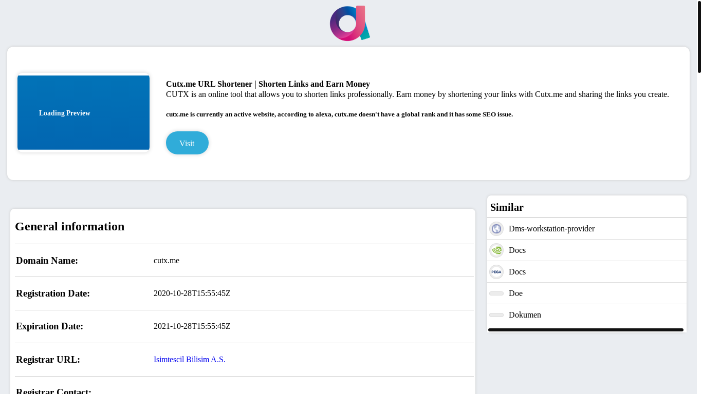 website screenshot of https://cutx.me.atlaq.com/