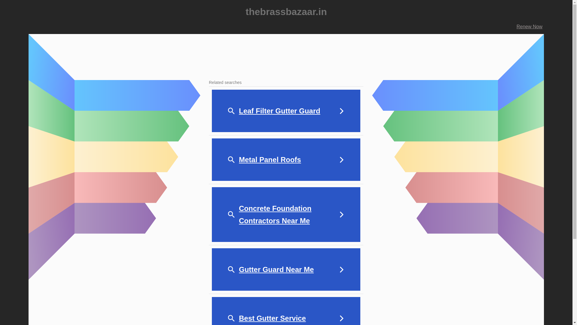 website screenshot of https://thebrassbazaar.in/