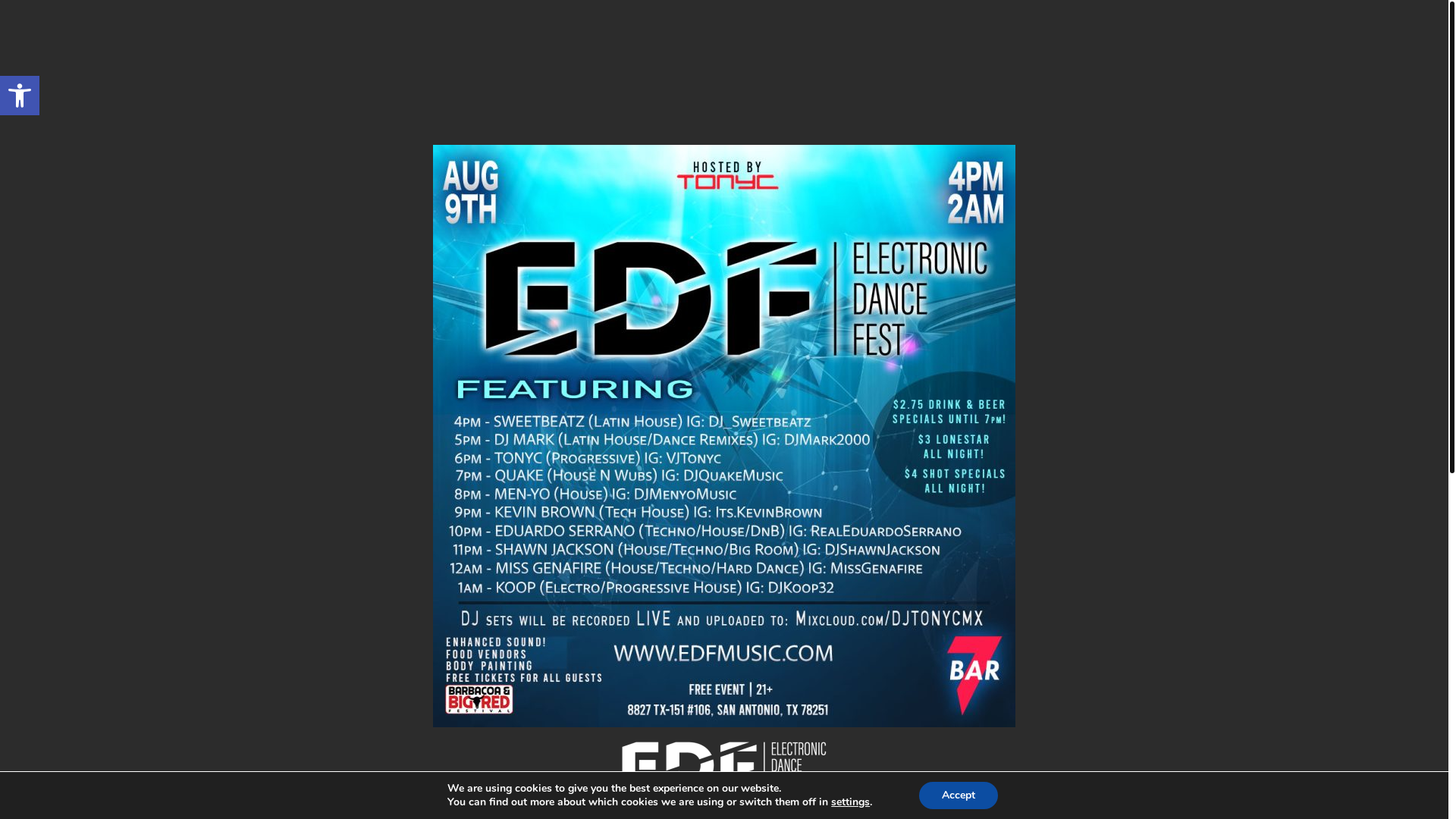 website screenshot of https://electronicdancefestival.com/