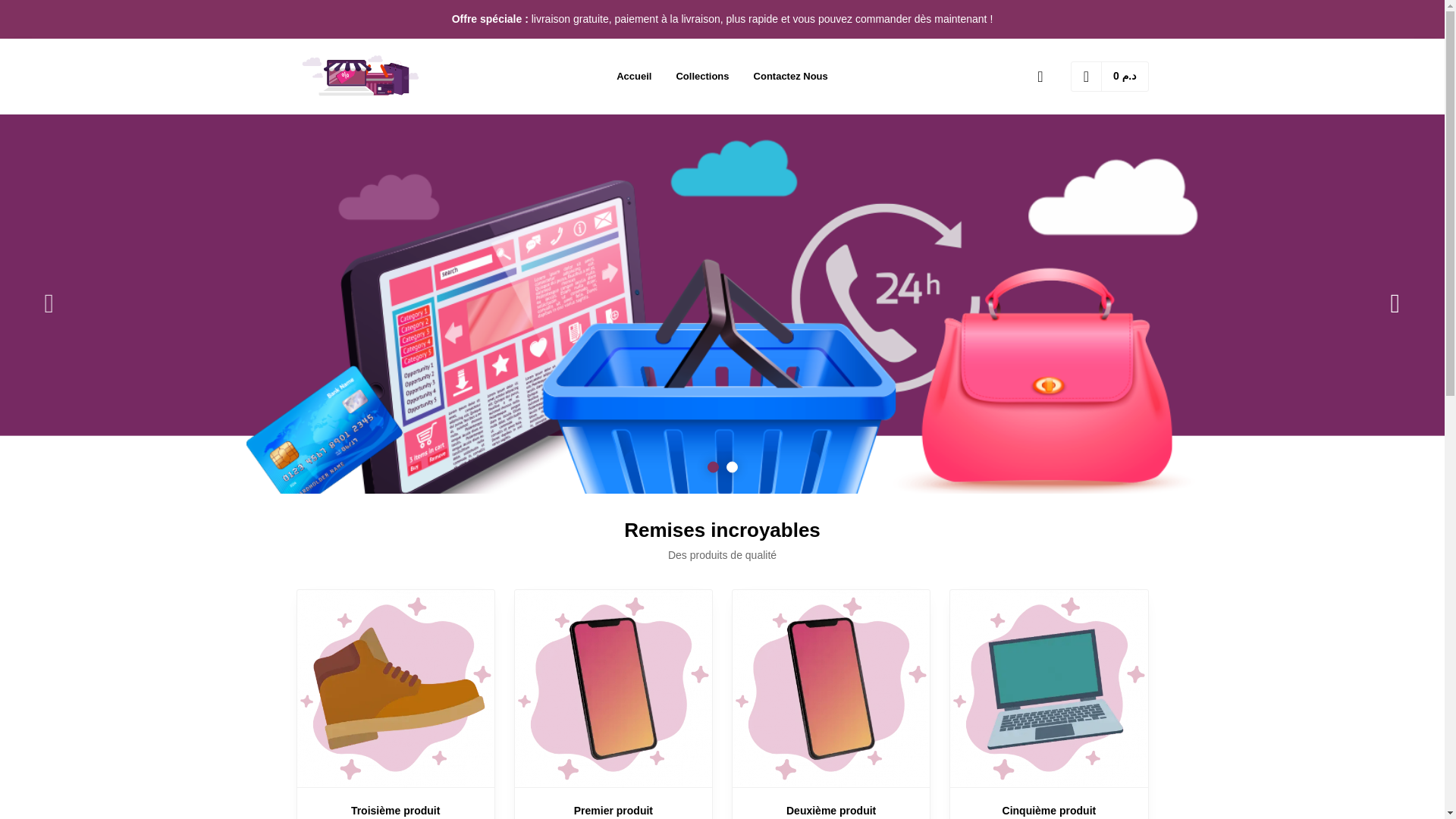 website screenshot of https://nourkarima.com/