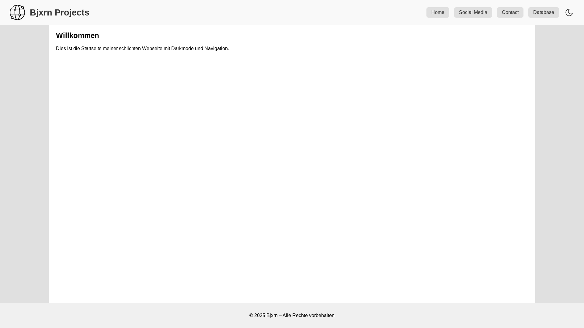 website screenshot of https://website-bjxrn.de/