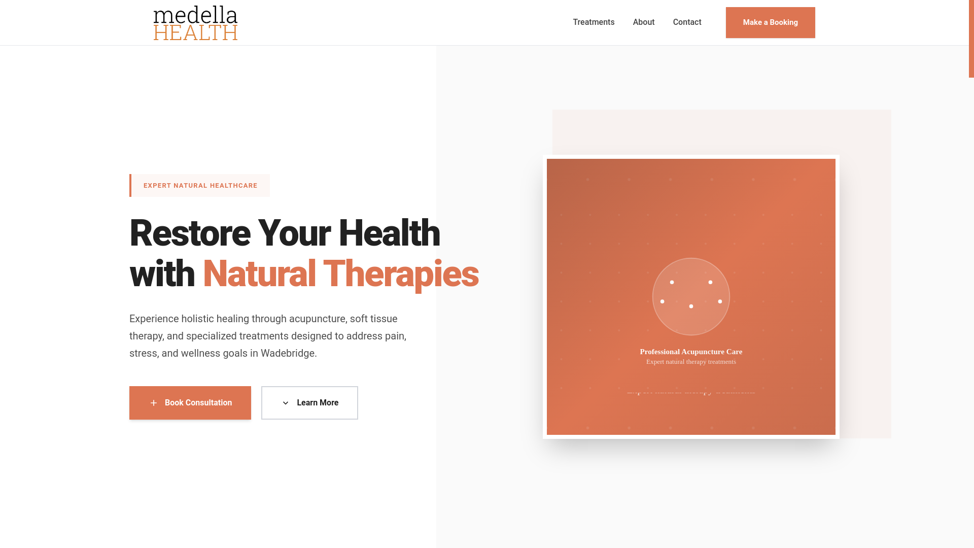 website screenshot of https://medella-health.pages.dev/