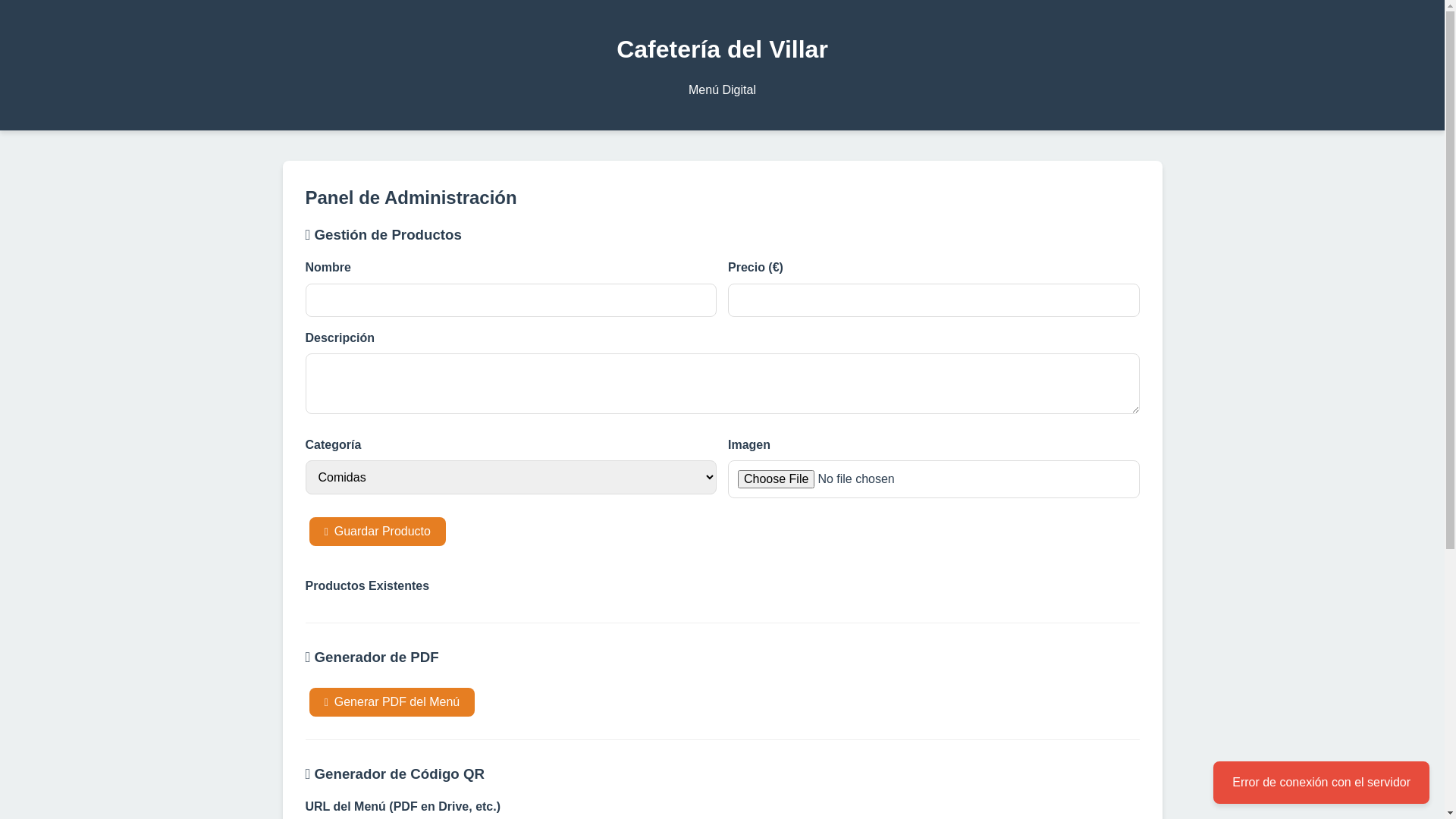 website screenshot of https://cafeterialg.pages.dev/