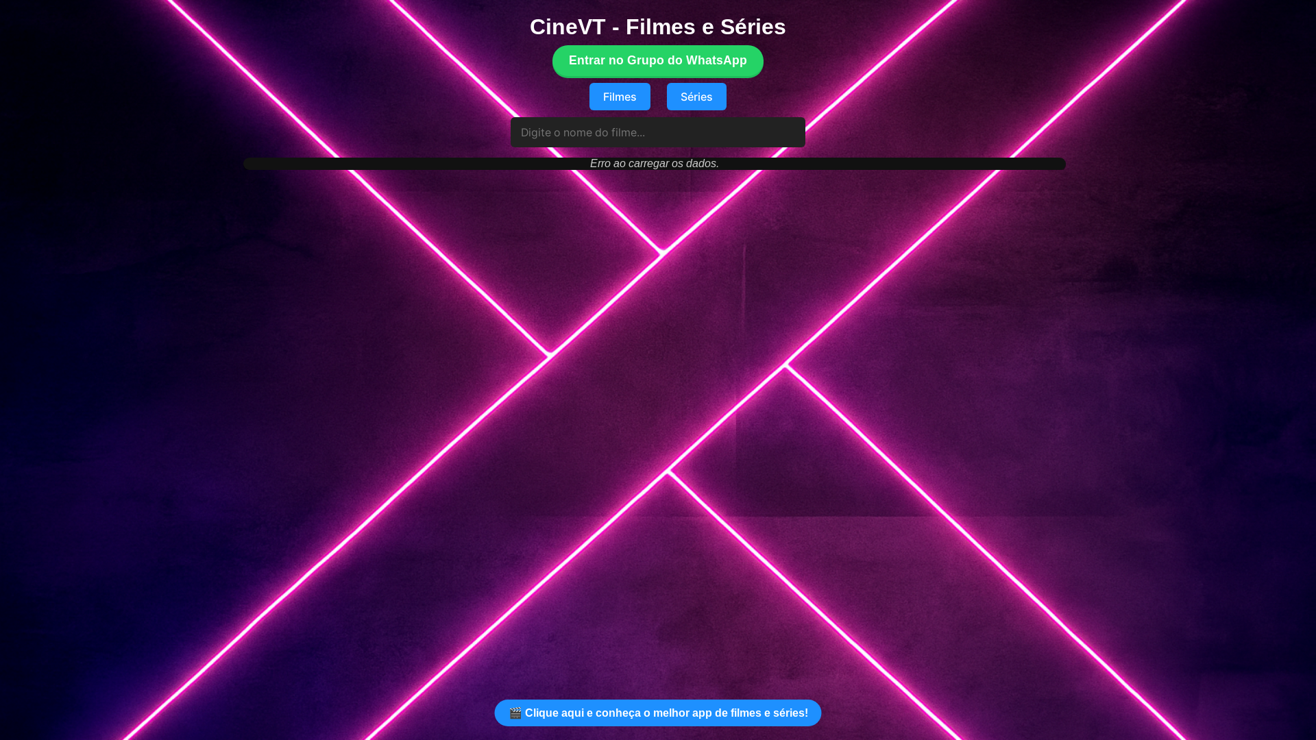 website screenshot of https://filmesvt.fun/