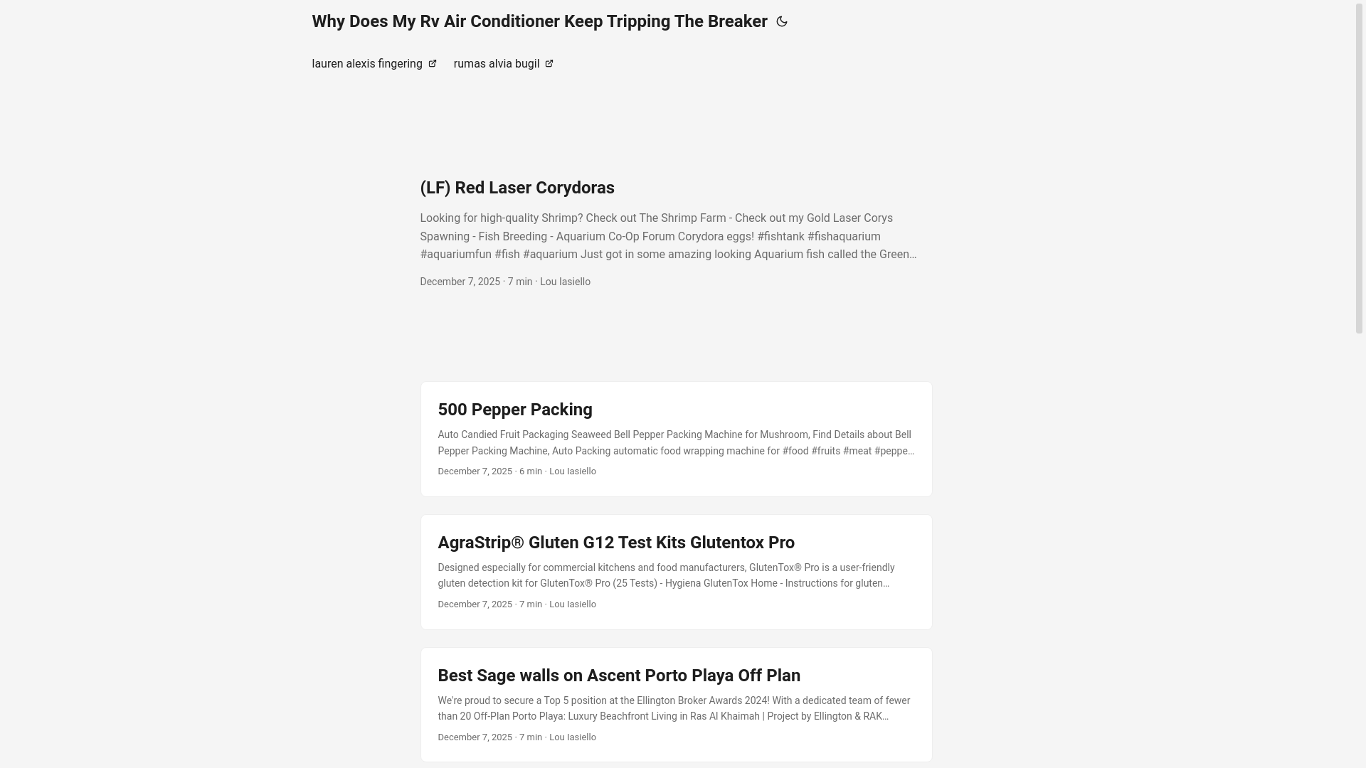 website screenshot of https://whydoesmyrvairconditionerkeeptrippingthebreaker.pages.dev/