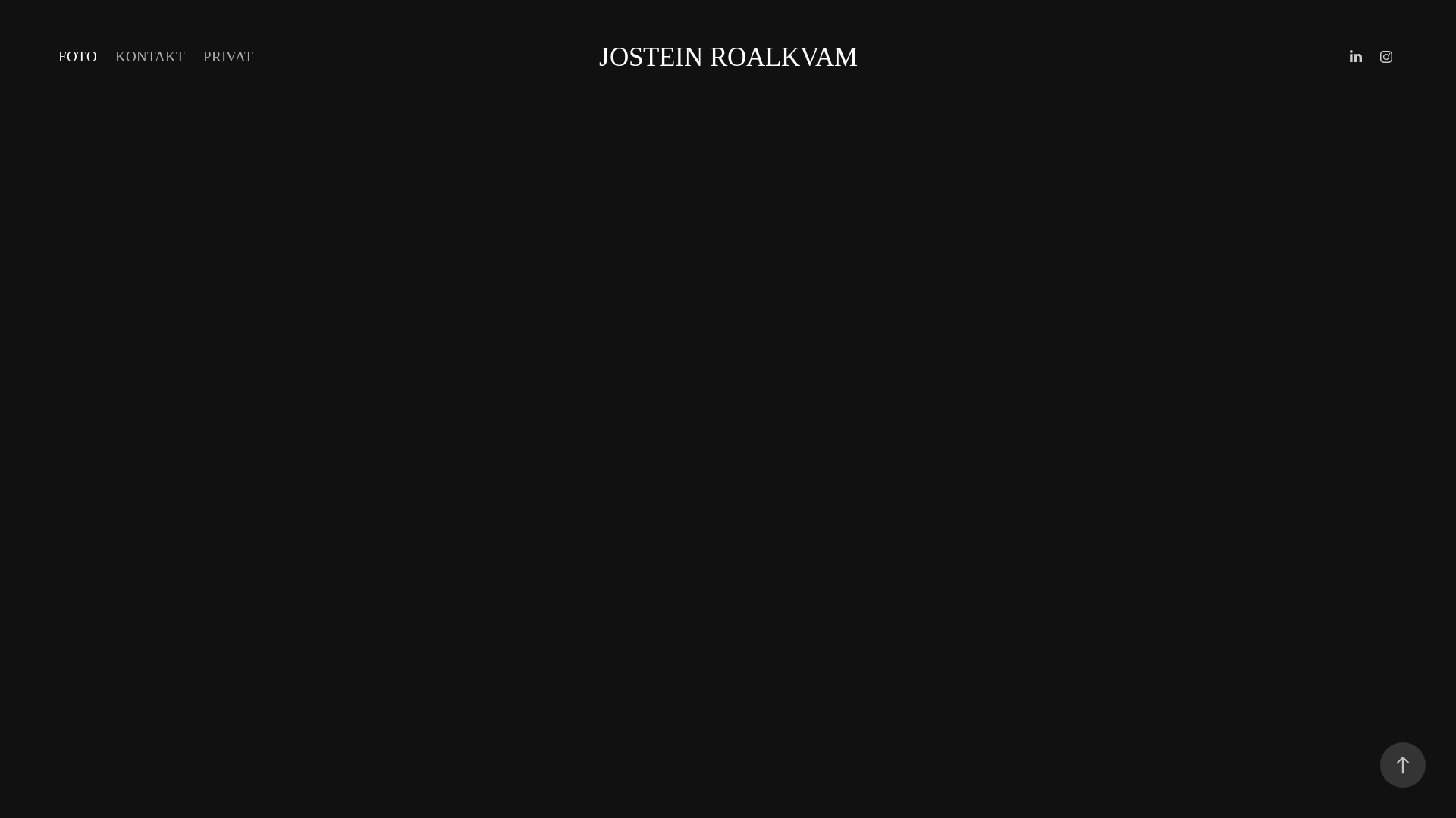 website screenshot of https://josteinroalkvam.no/