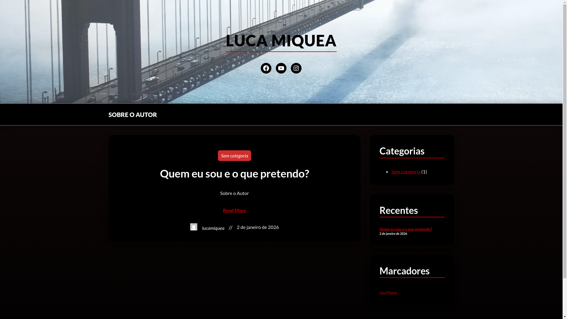 website screenshot of https://lucamiquea.com/