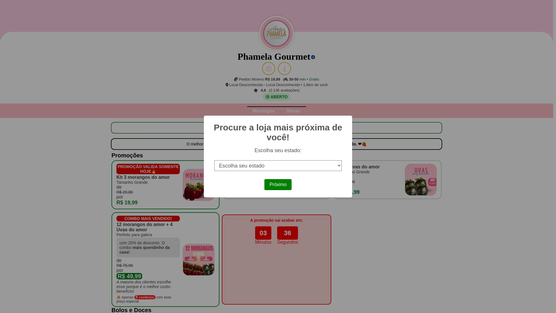 website screenshot of https://doce-2o9.pages.dev/