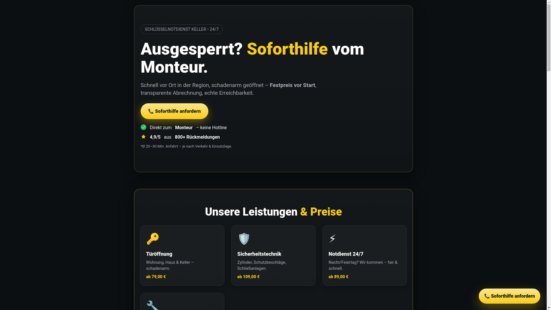 website screenshot of https://schluesseldienst-keller24.pages.dev/