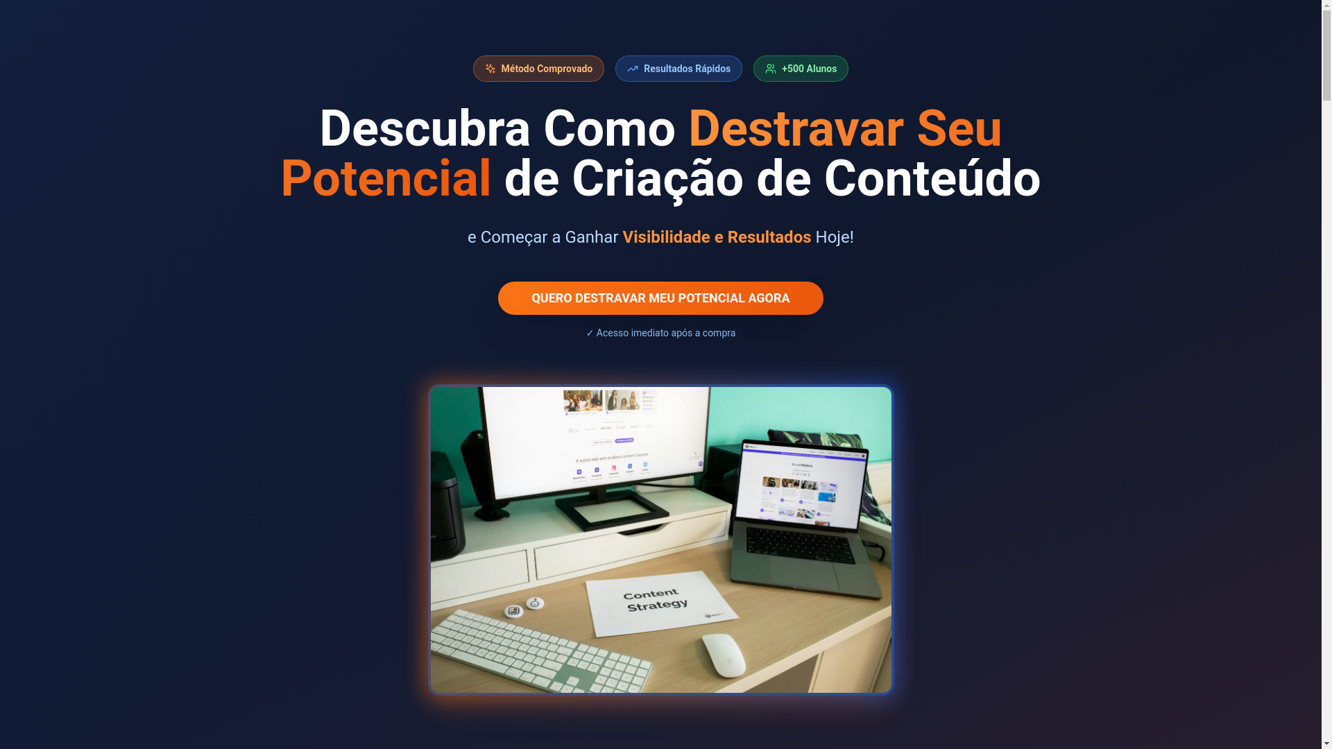 website screenshot of https://destravandooiceberg.shop/