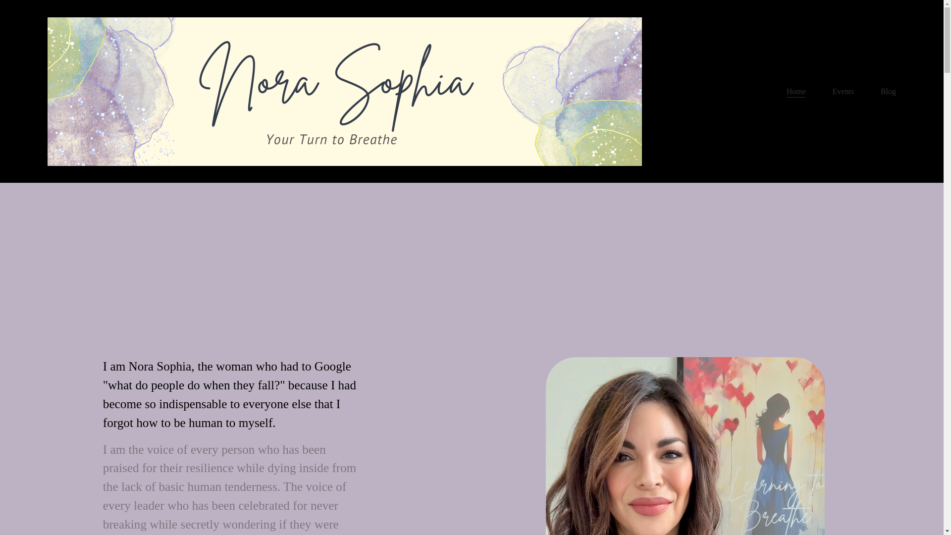 website screenshot of https://norasophia.live/