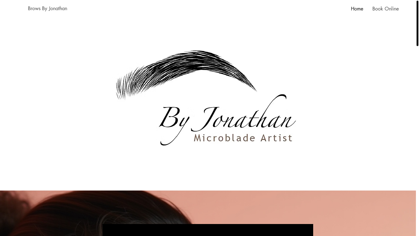 website screenshot of https://browsbyjonathan.com/