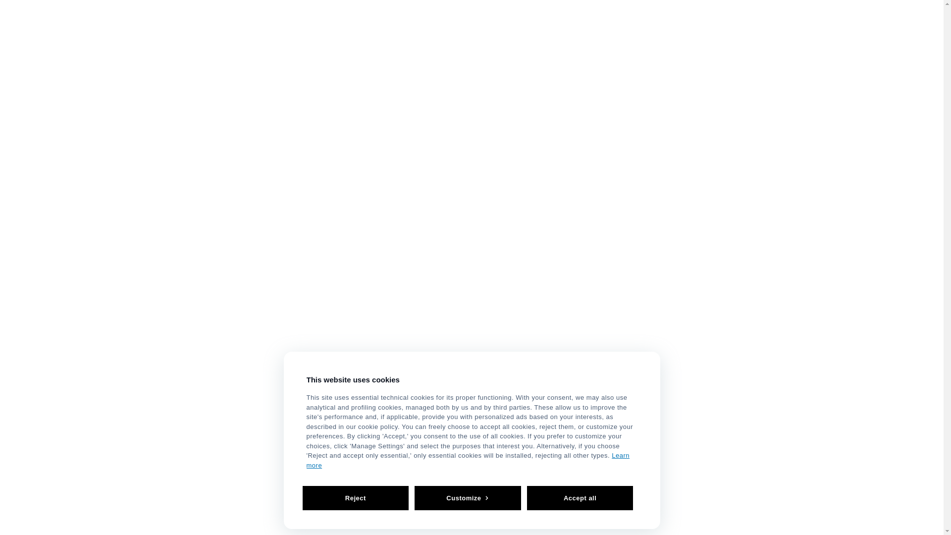 website screenshot of https://loramade.it/