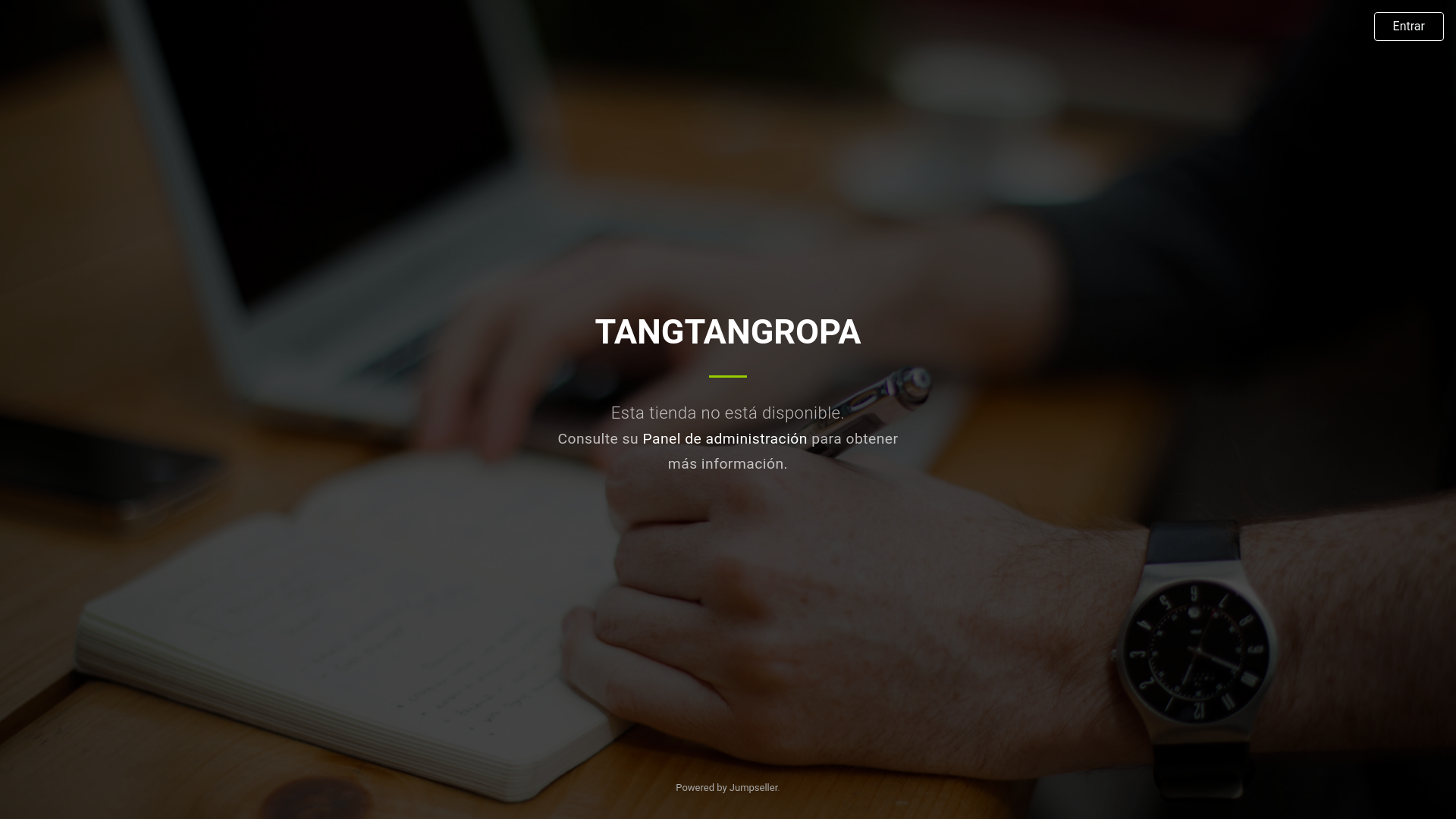 website screenshot of https://tangtangropa.es/