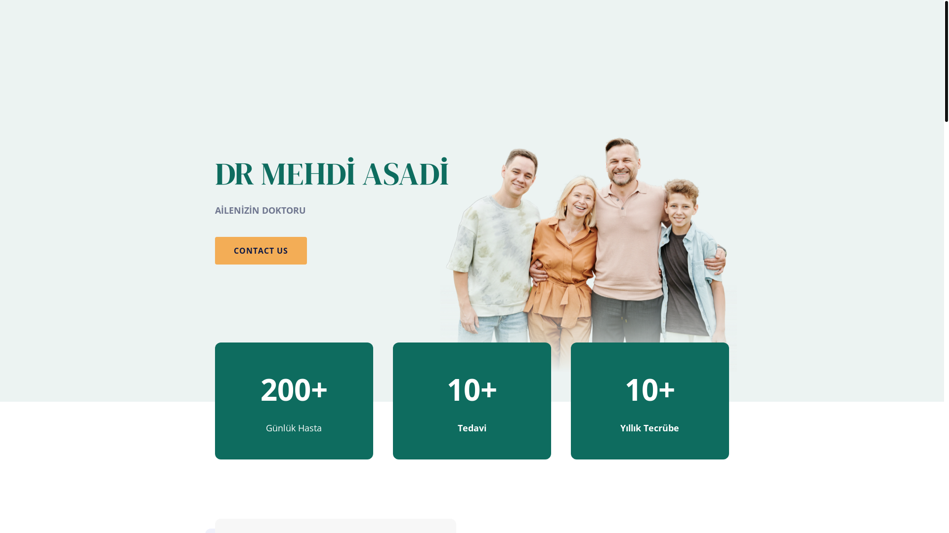 website screenshot of https://drmehdiasadi.com/