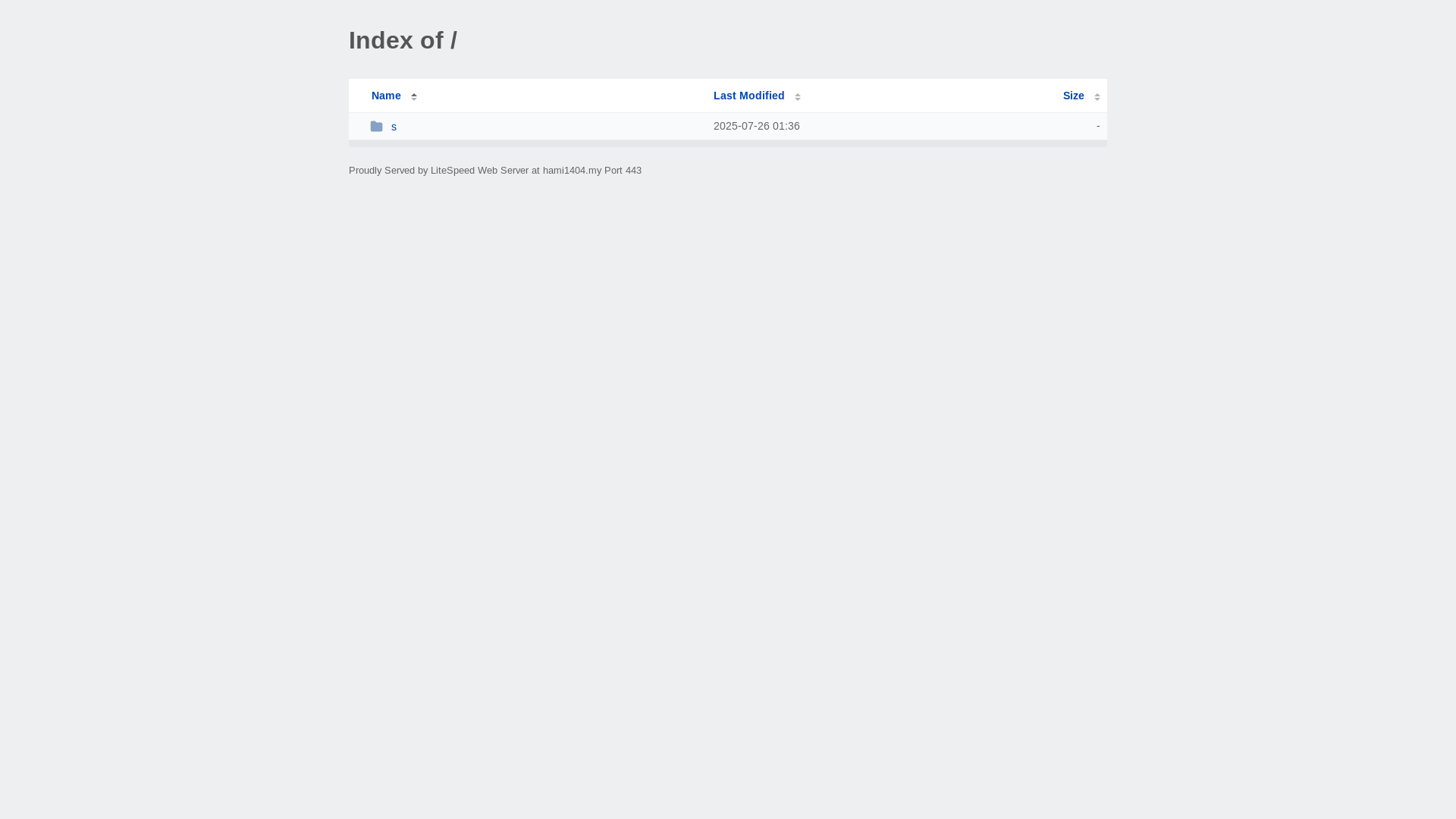 website screenshot of https://hami1404.my/