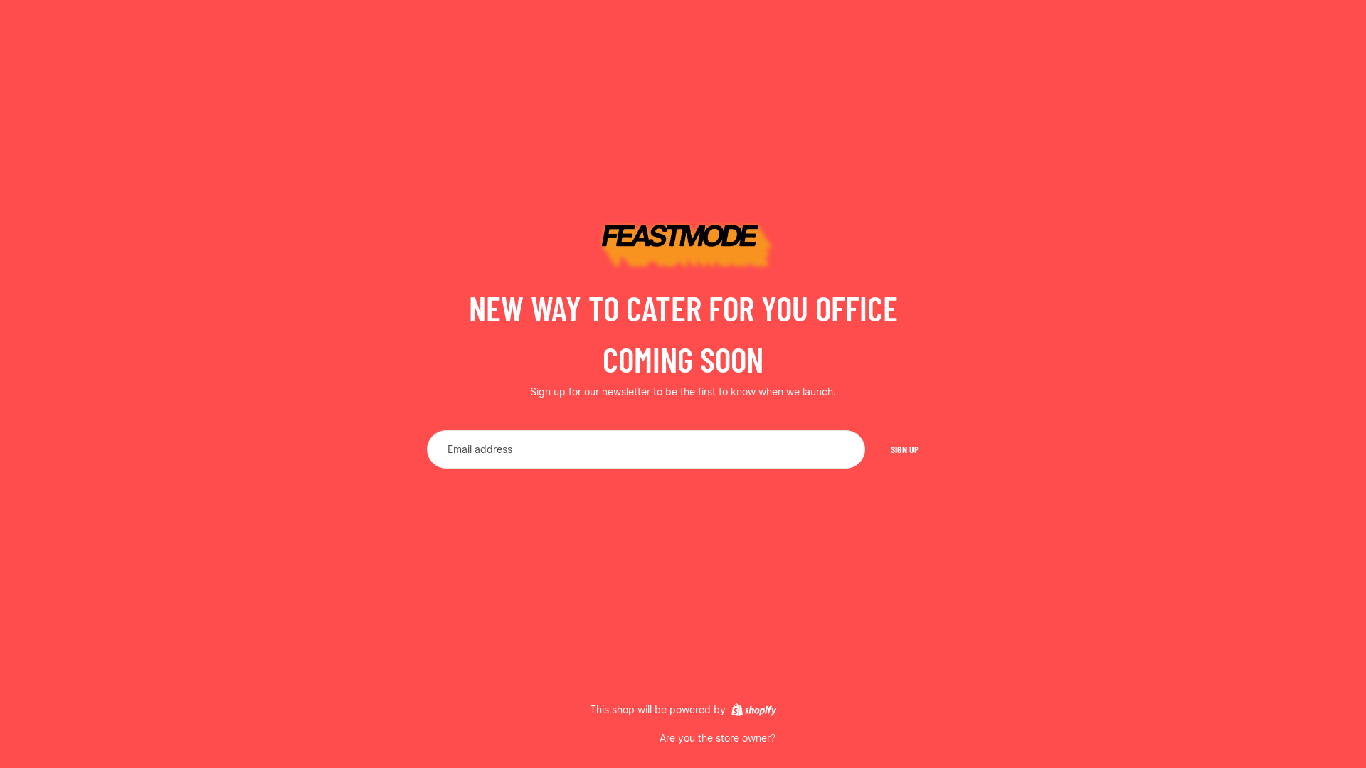 website screenshot of https://feastmode.co.uk/