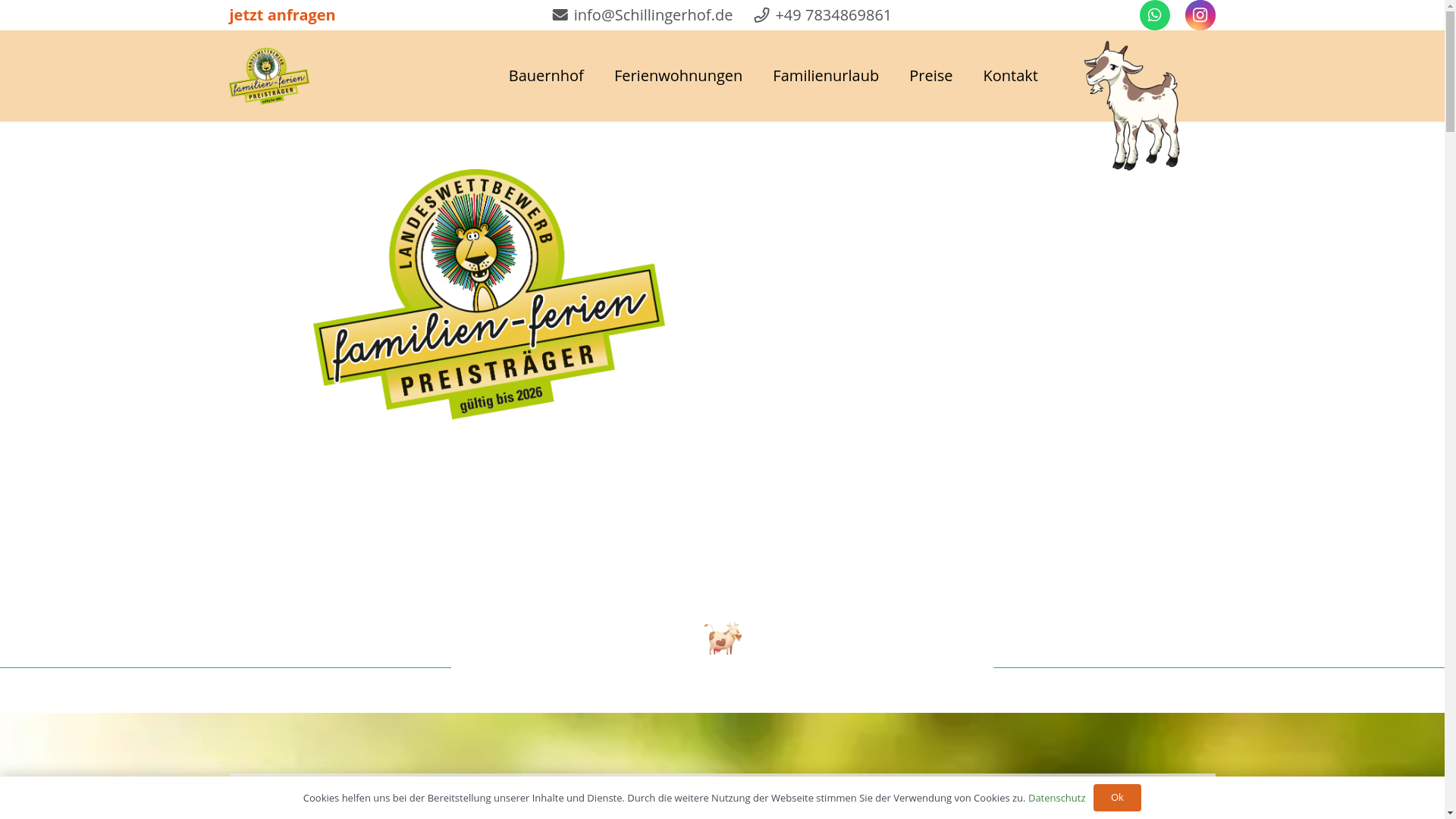 website screenshot of https://ferienwohnung-bauernhof-schwarzwald.de/