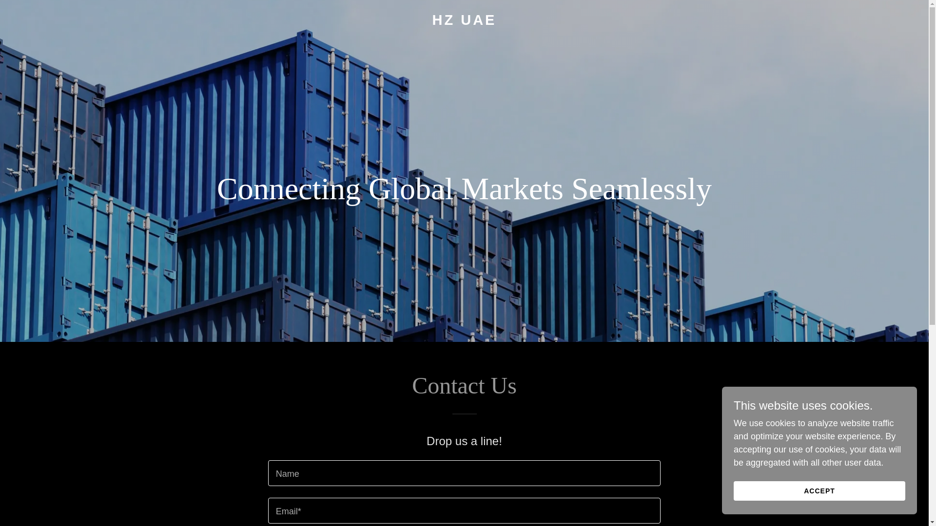 website screenshot of https://hzuae.com/