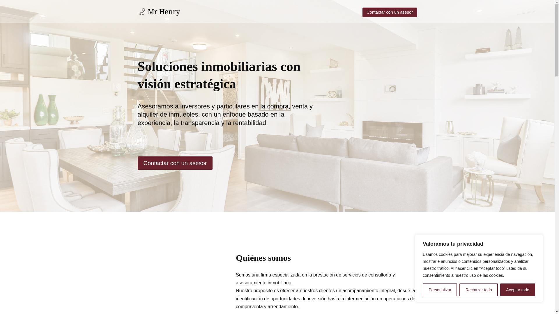 website screenshot of https://misterhenry.es/