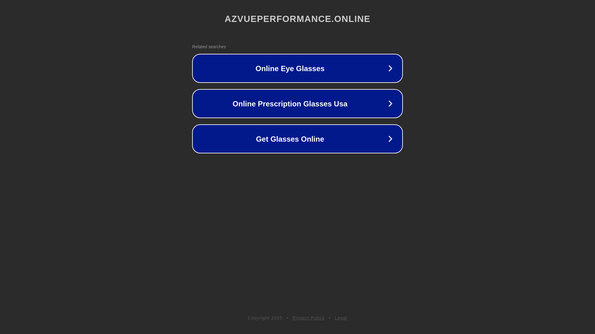 website screenshot of https://azvueperformance.online/