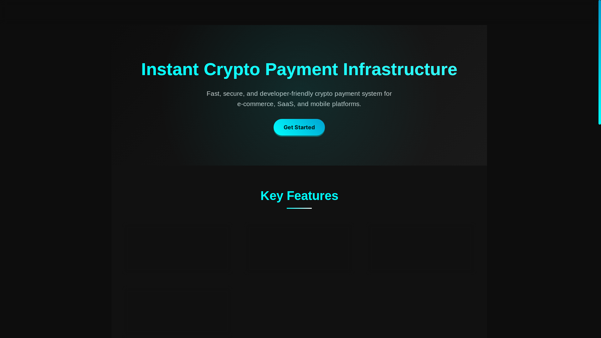 website screenshot of https://fastcryptpay.com/