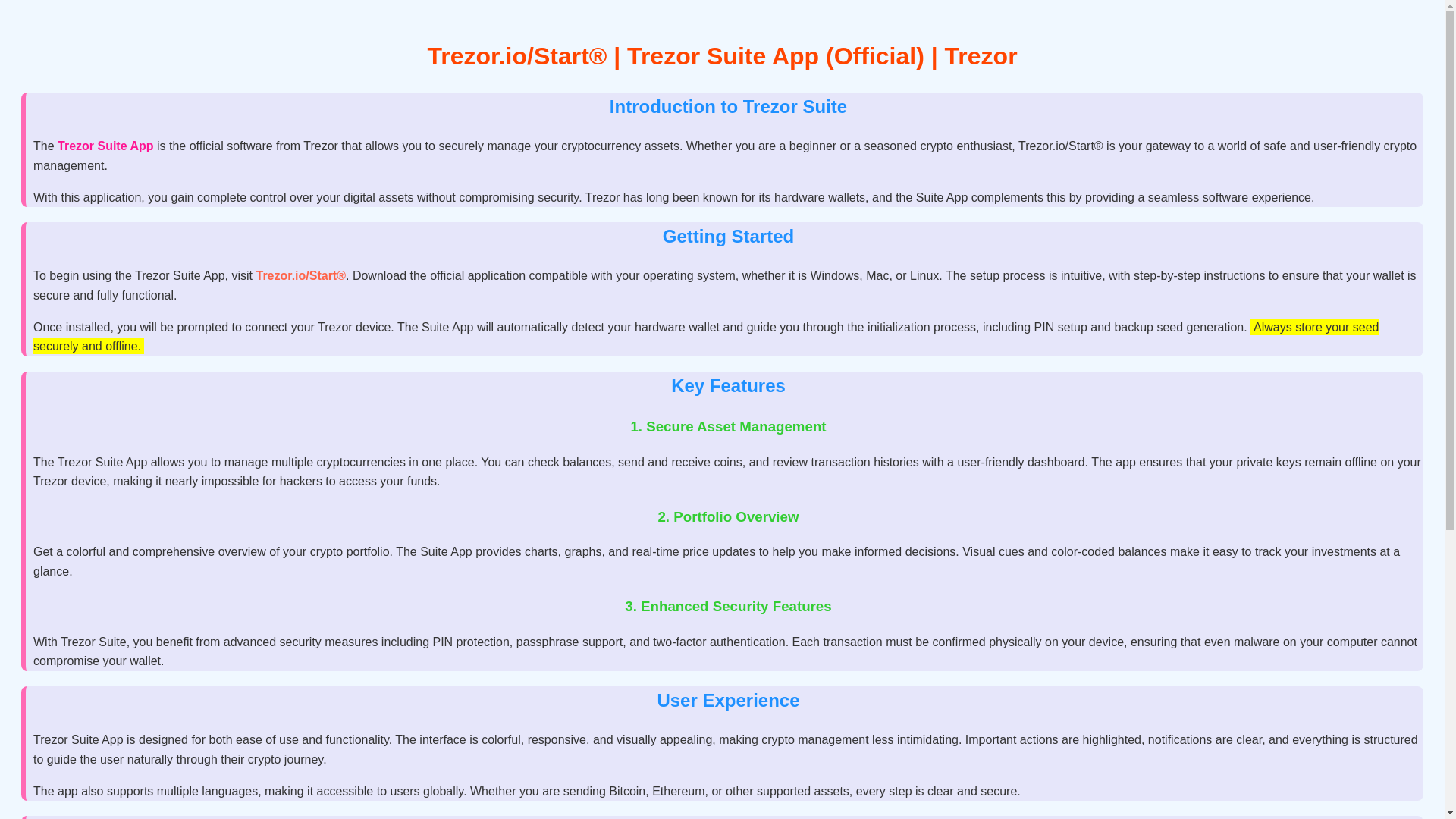 website screenshot of https://manage-trezr-io-strt-sso.pages.dev/