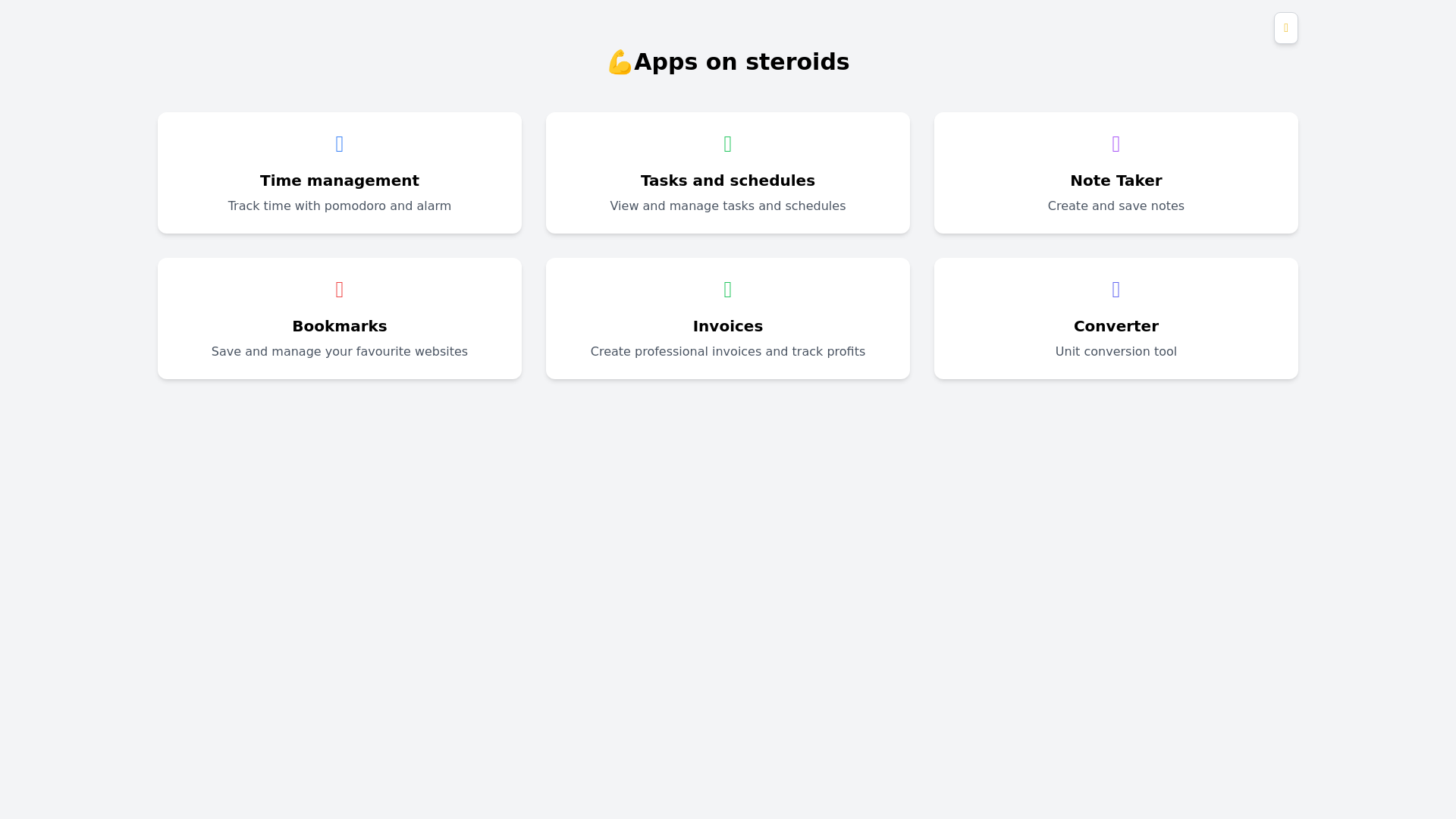 website screenshot of https://appsonsteroids.com/