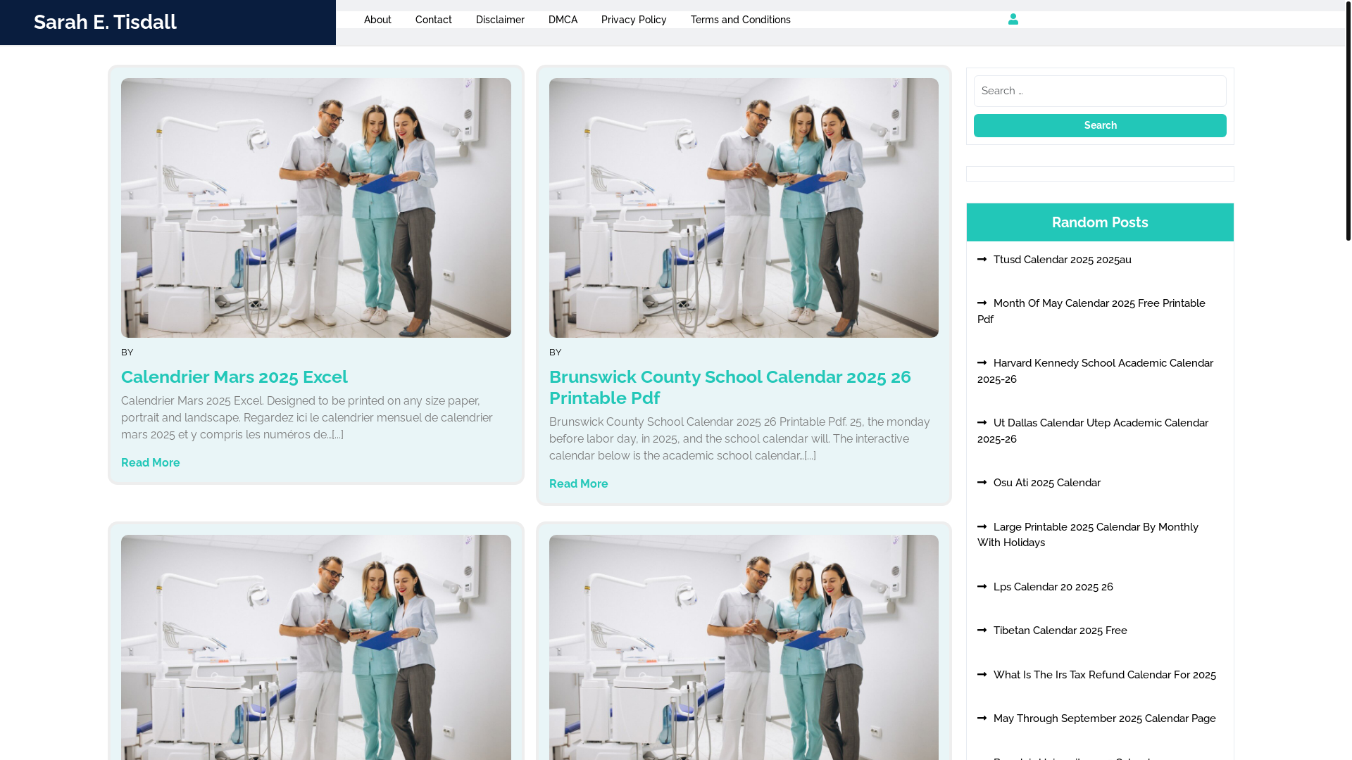 website screenshot of https://sarahetisdall.pages.dev/