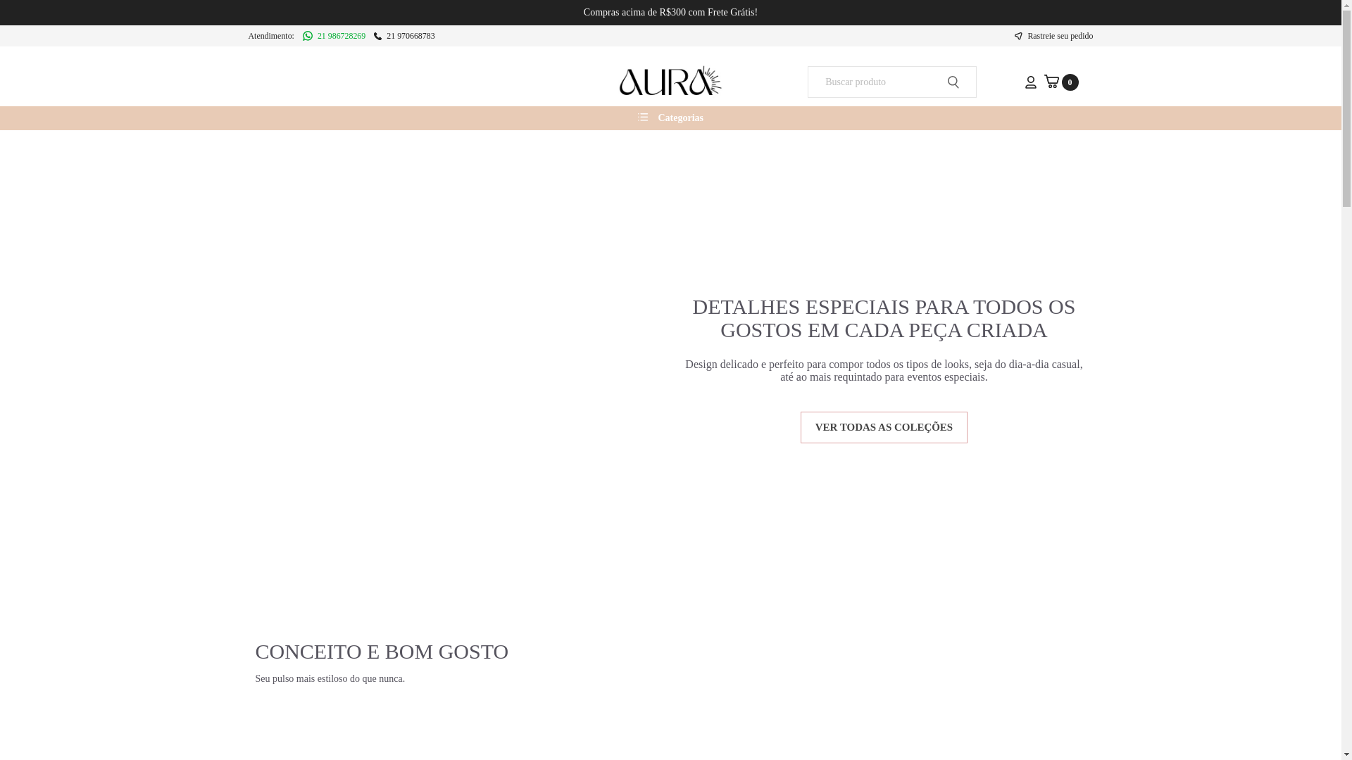 website screenshot of https://xn--acessriosbyaura-zrb.com.br/