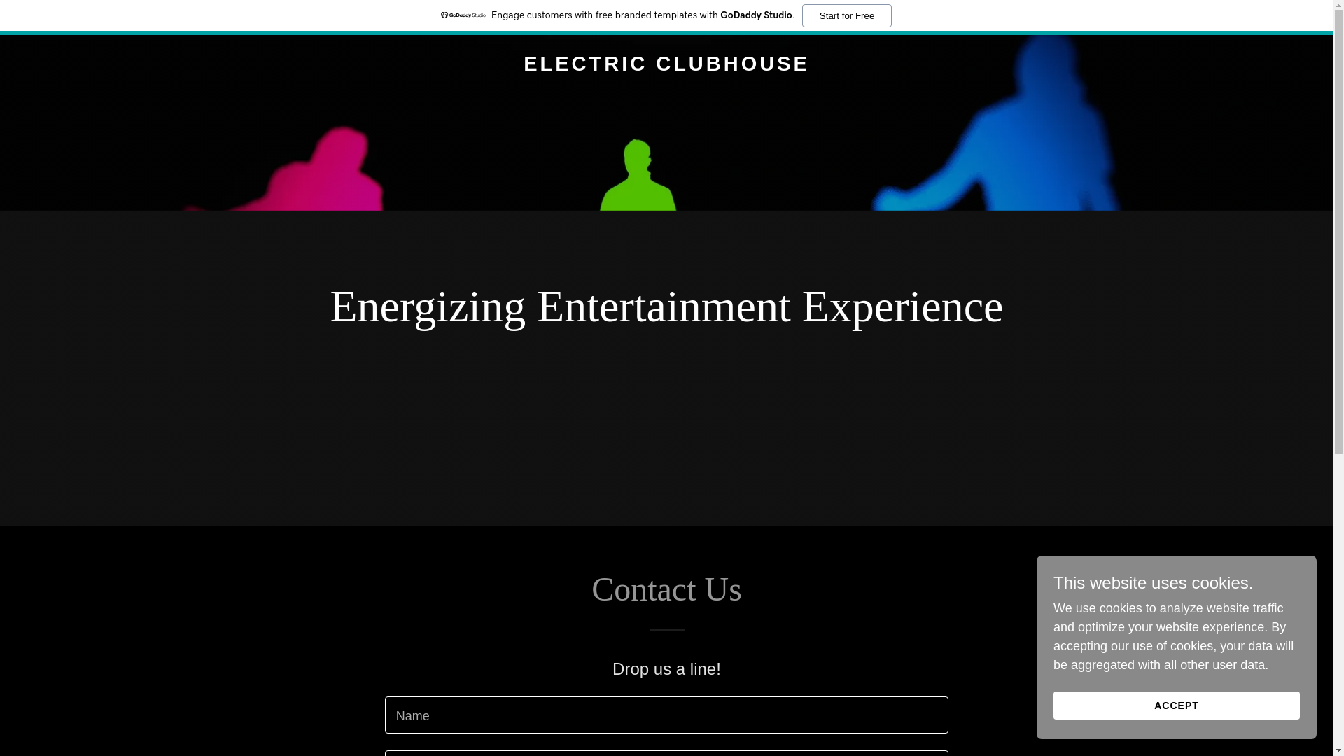website screenshot of https://electricclubhouse.com/