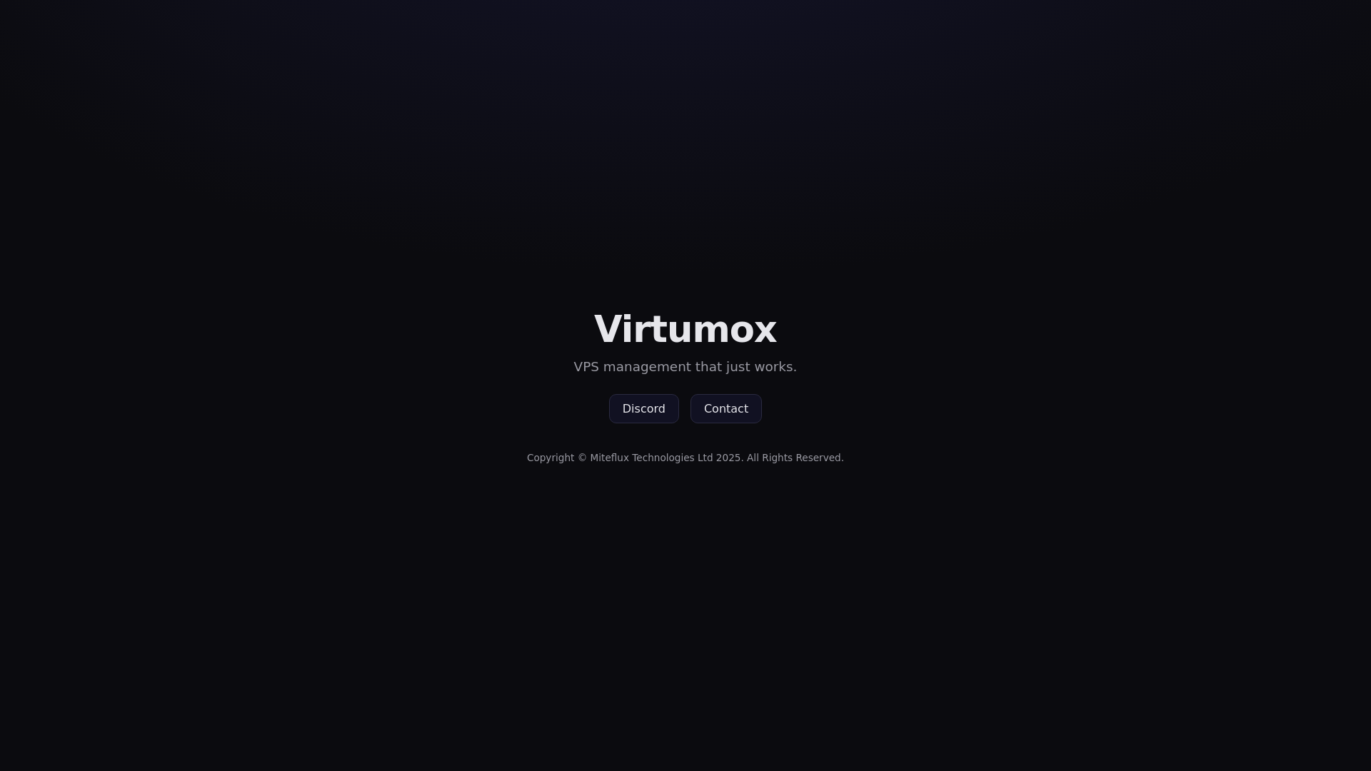 website screenshot of https://virtumox.com/