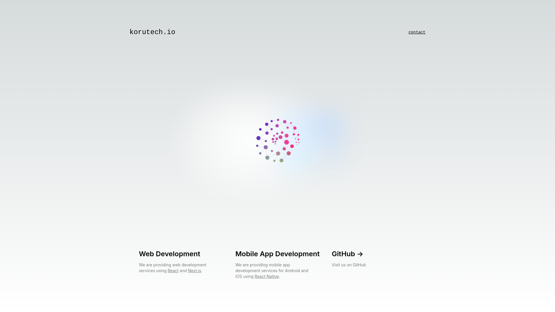 website screenshot of https://korutech-io-b8w.pages.dev/