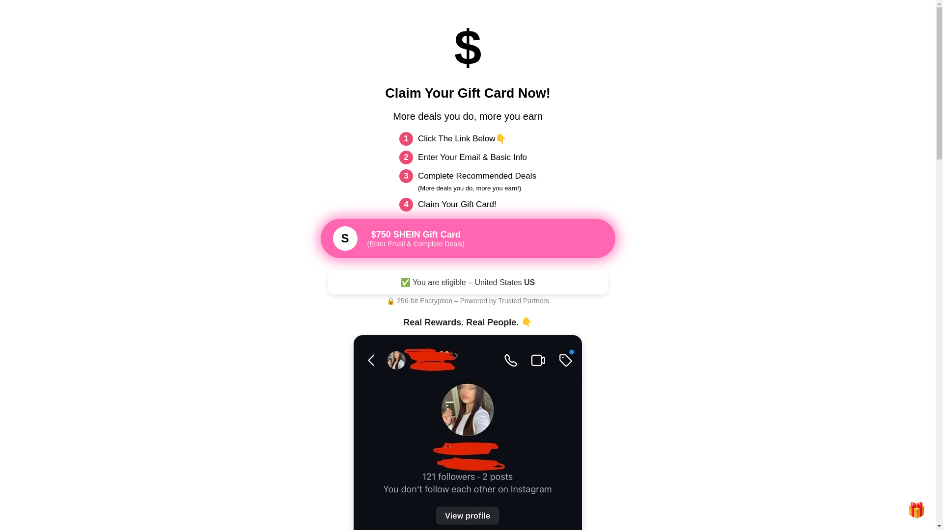 website screenshot of https://shein750offer.pages.dev/