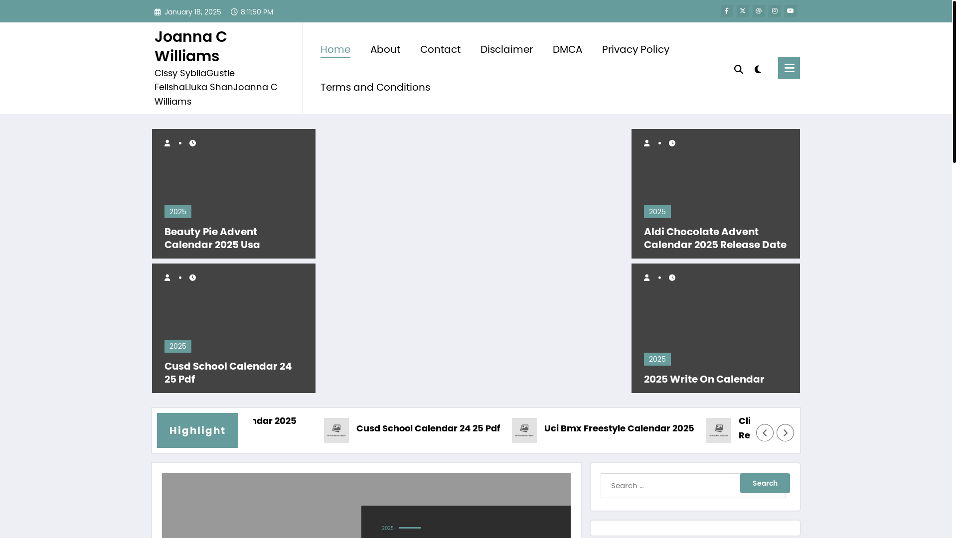 website screenshot of https://joannacwilliamsb.pages.dev/