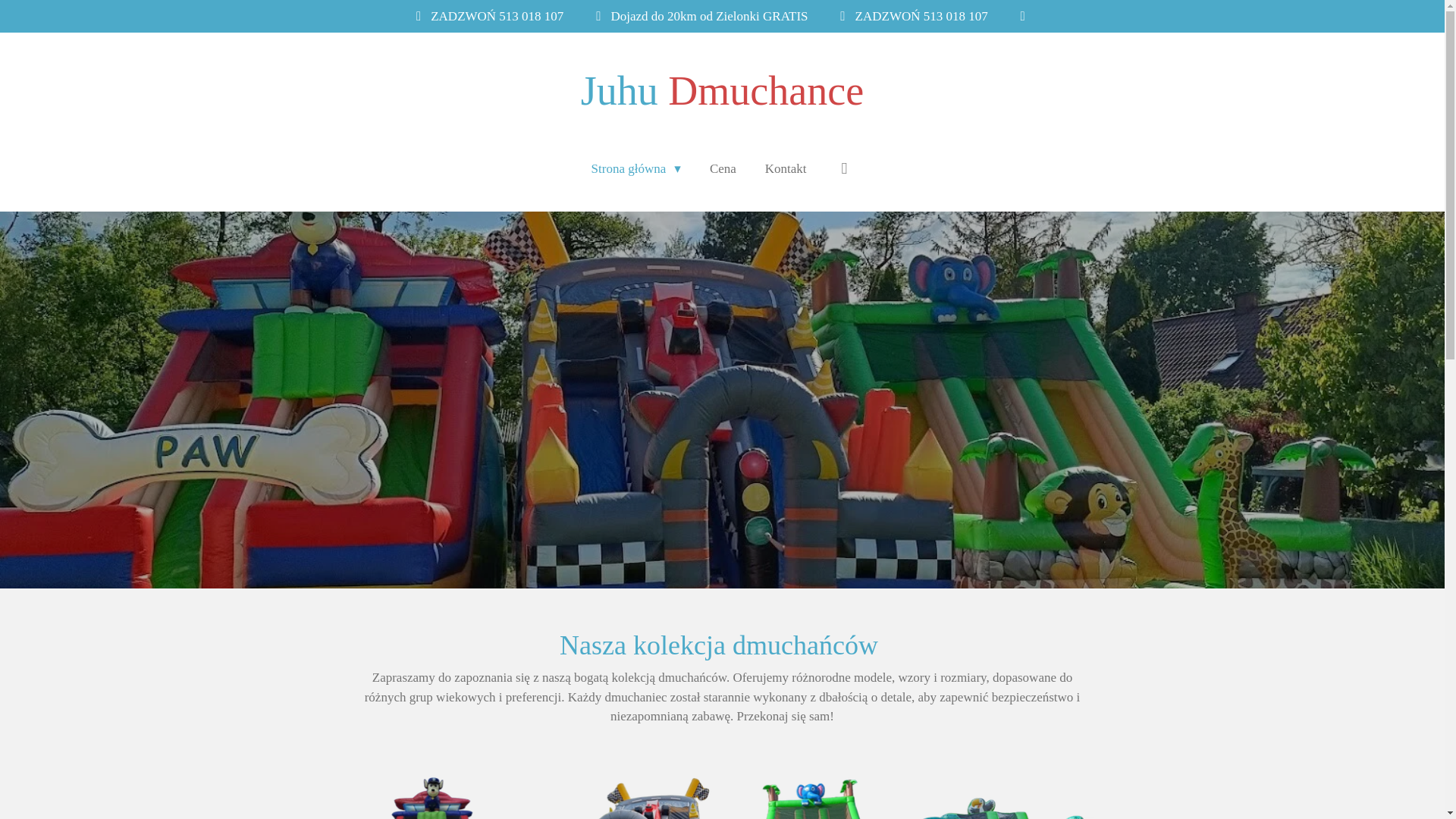 website screenshot of https://juhudmuchance.pl/