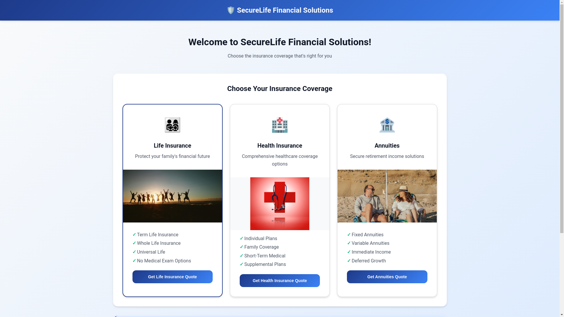 website screenshot of https://policypathwayinsurance.org/