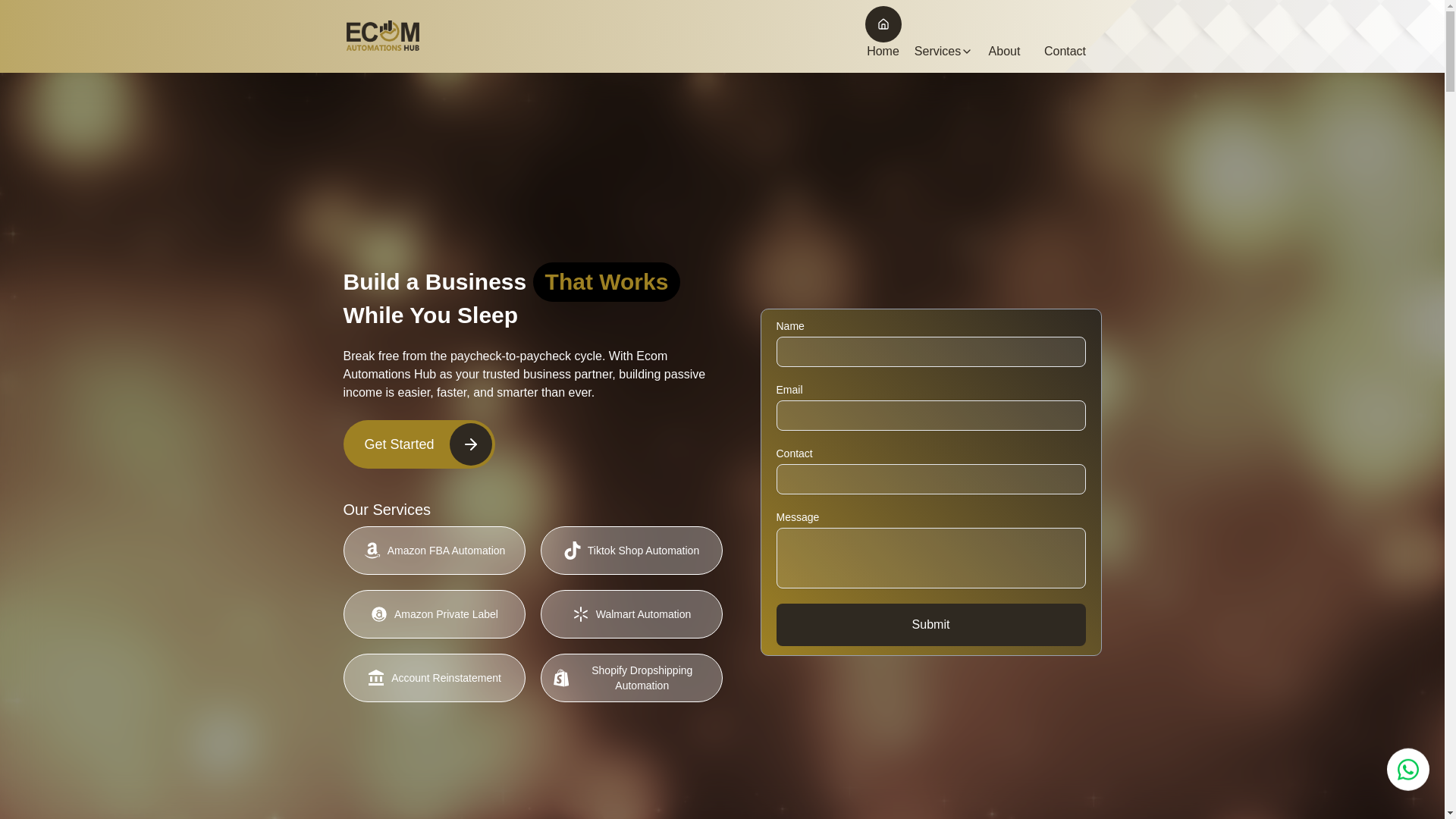website screenshot of https://ecomautomationshub.com/