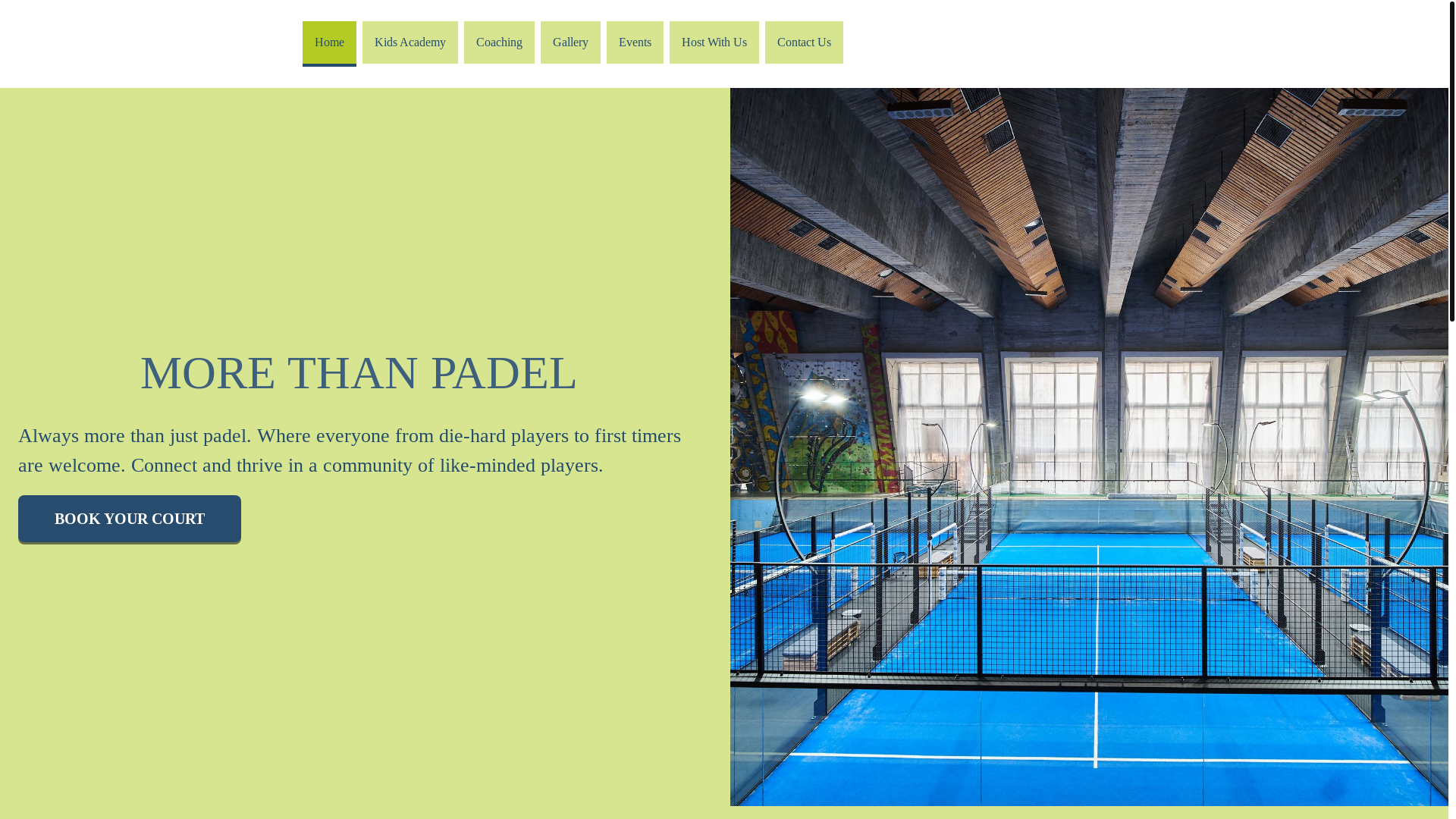 website screenshot of https://padelvarna.com/