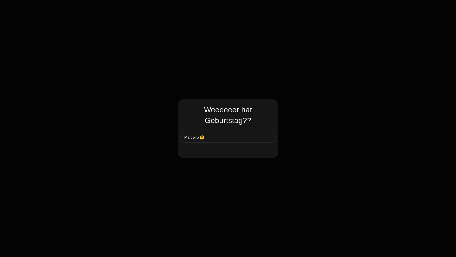 website screenshot of https://marcel-geburtstag.de/