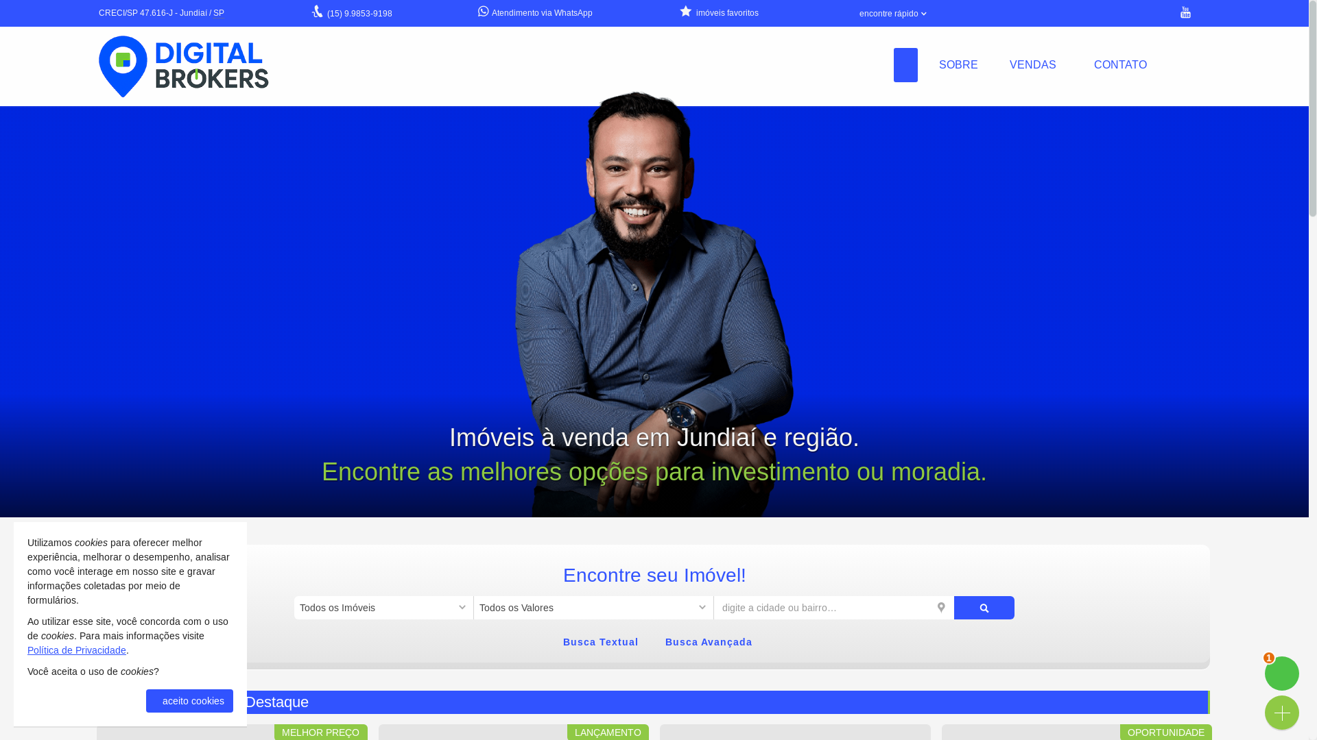website screenshot of https://digitalbrokersimob.com.br/