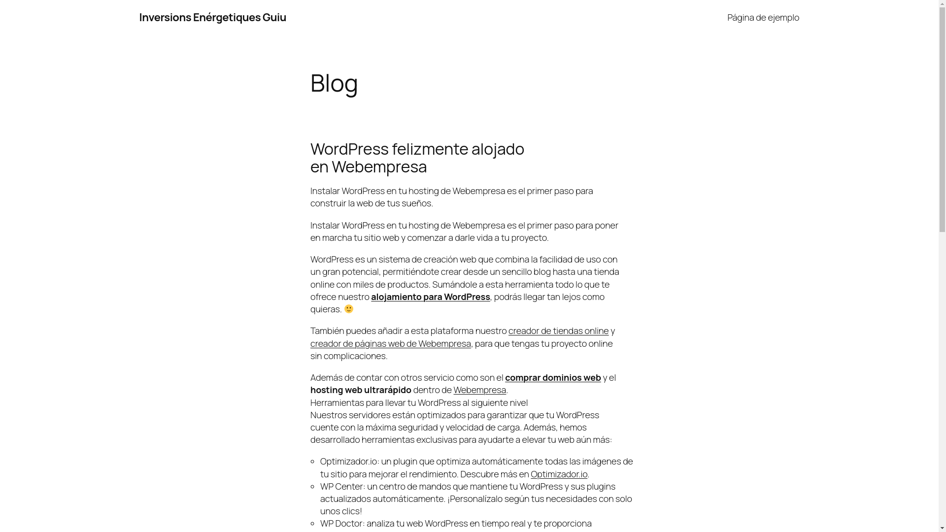 website screenshot of https://inversionsguiu.com/