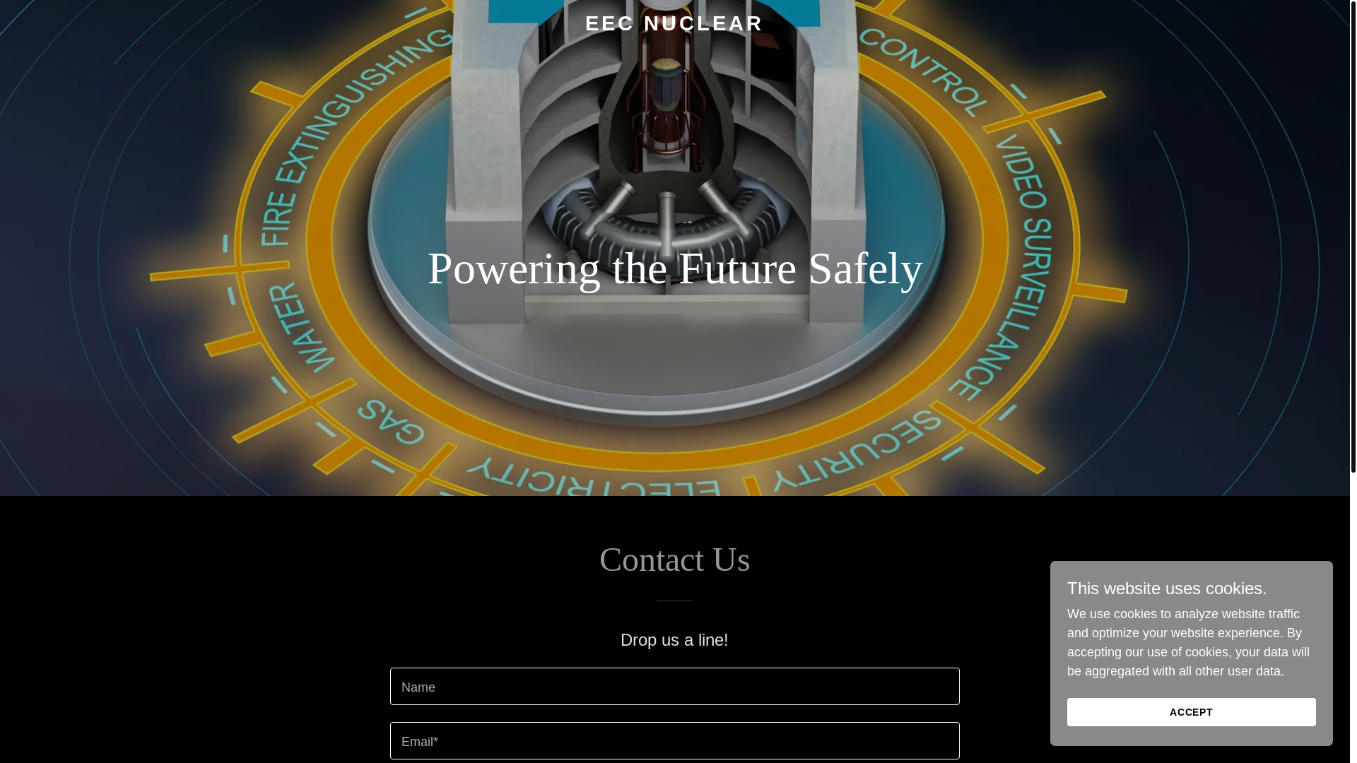 website screenshot of https://eecnuclear.com/