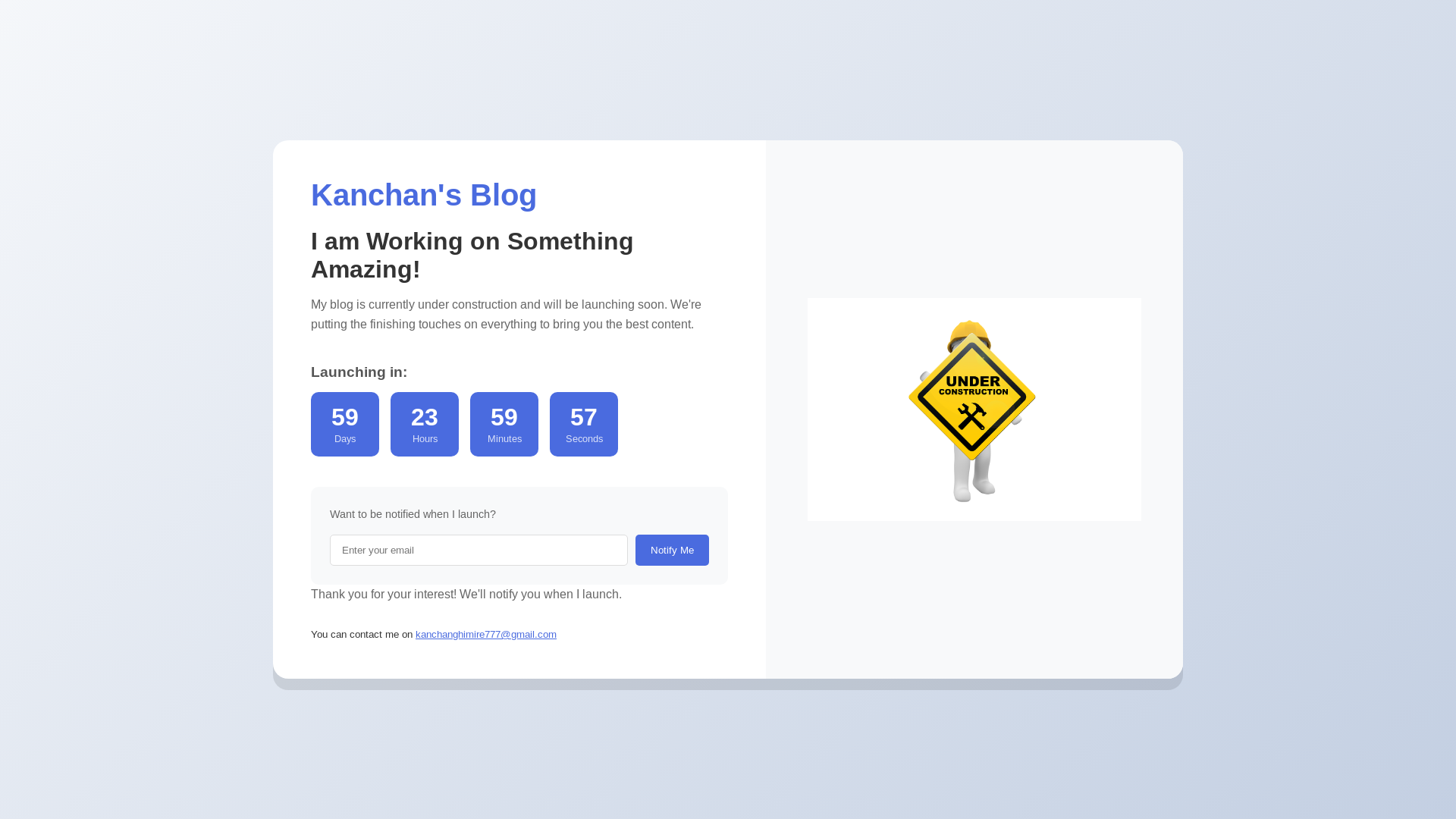 website screenshot of https://blog-comming-soon.pages.dev/