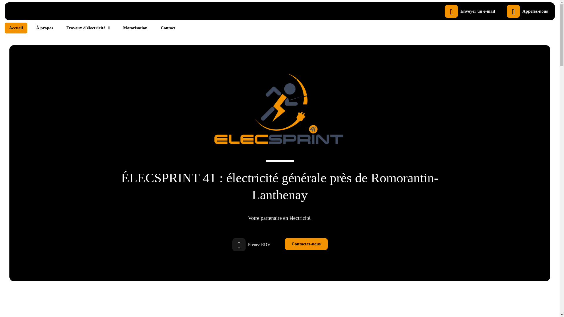 website screenshot of https://elecsprint41.fr/