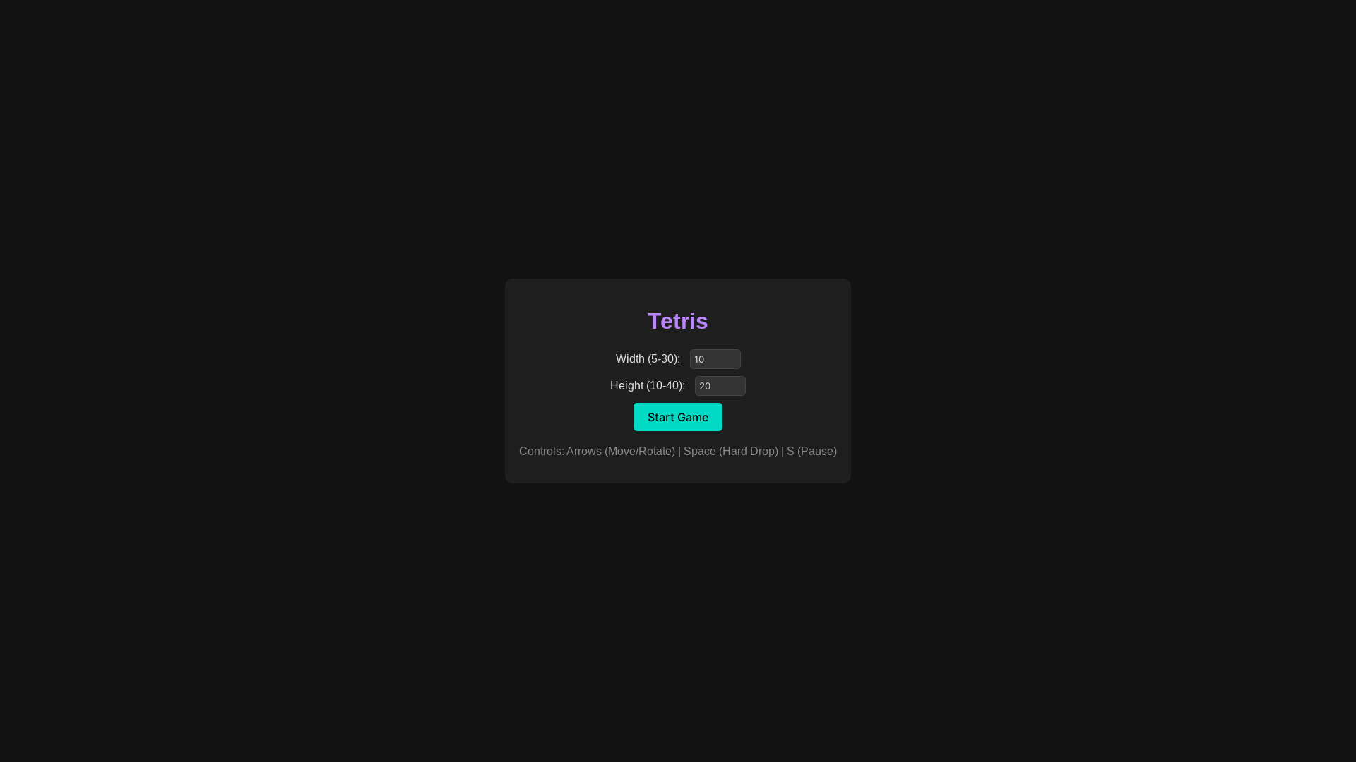 website screenshot of https://tetris-c7l.pages.dev/