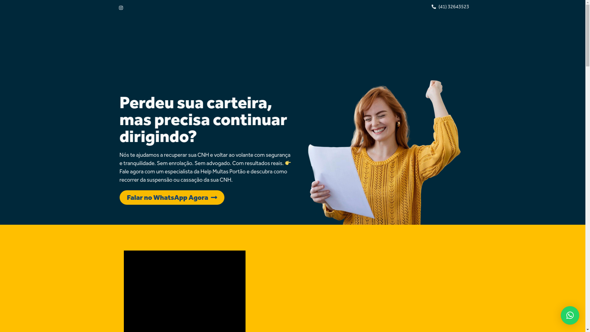 website screenshot of https://recursodemultascuritiba.com.br/