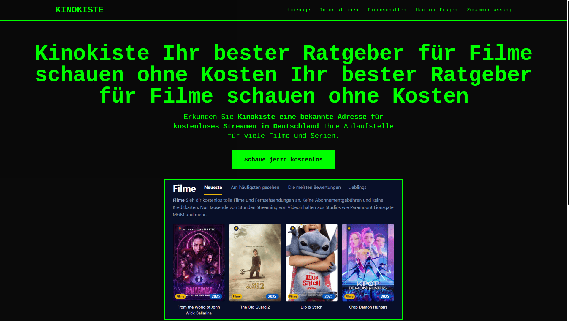 website screenshot of https://kinokiste-tr1e.pages.dev/